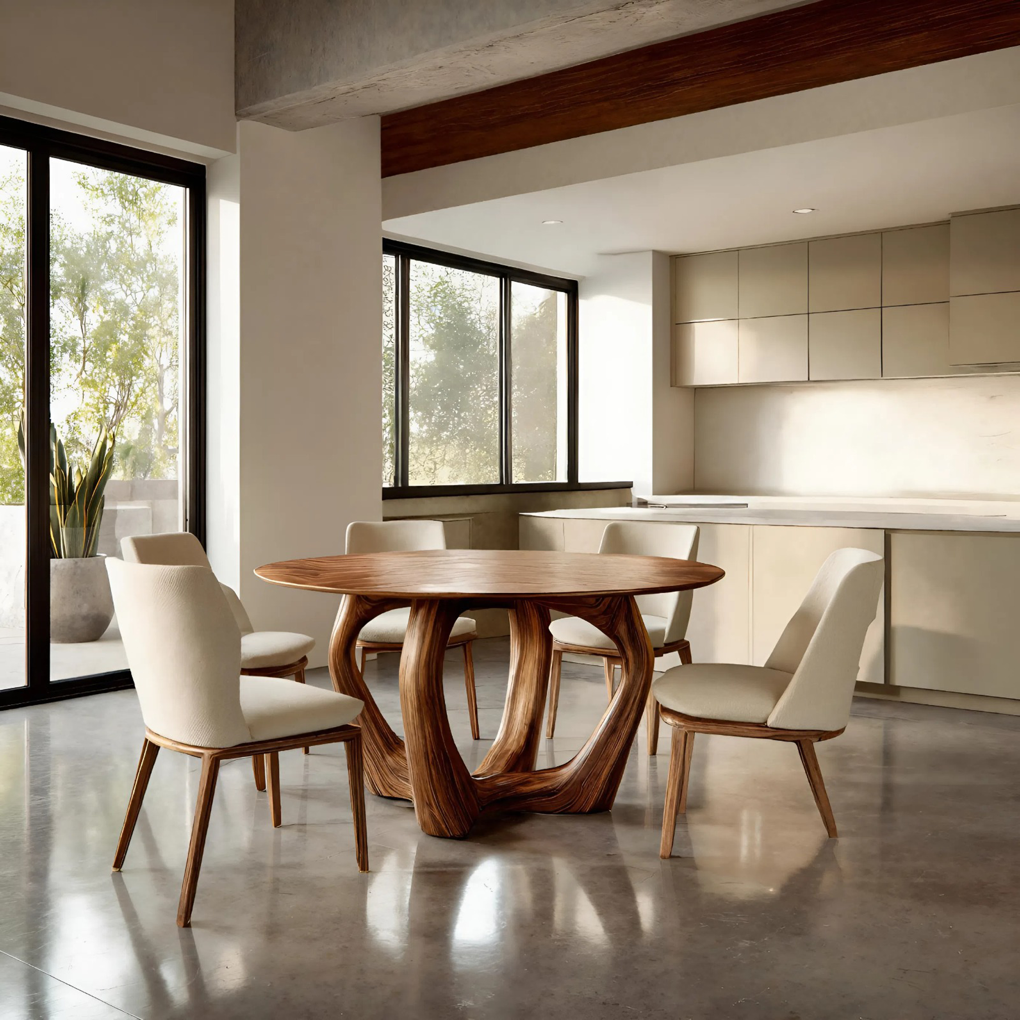 Elegant Round Dining Table For Minimalist Modern Interior RTTHTTDN023