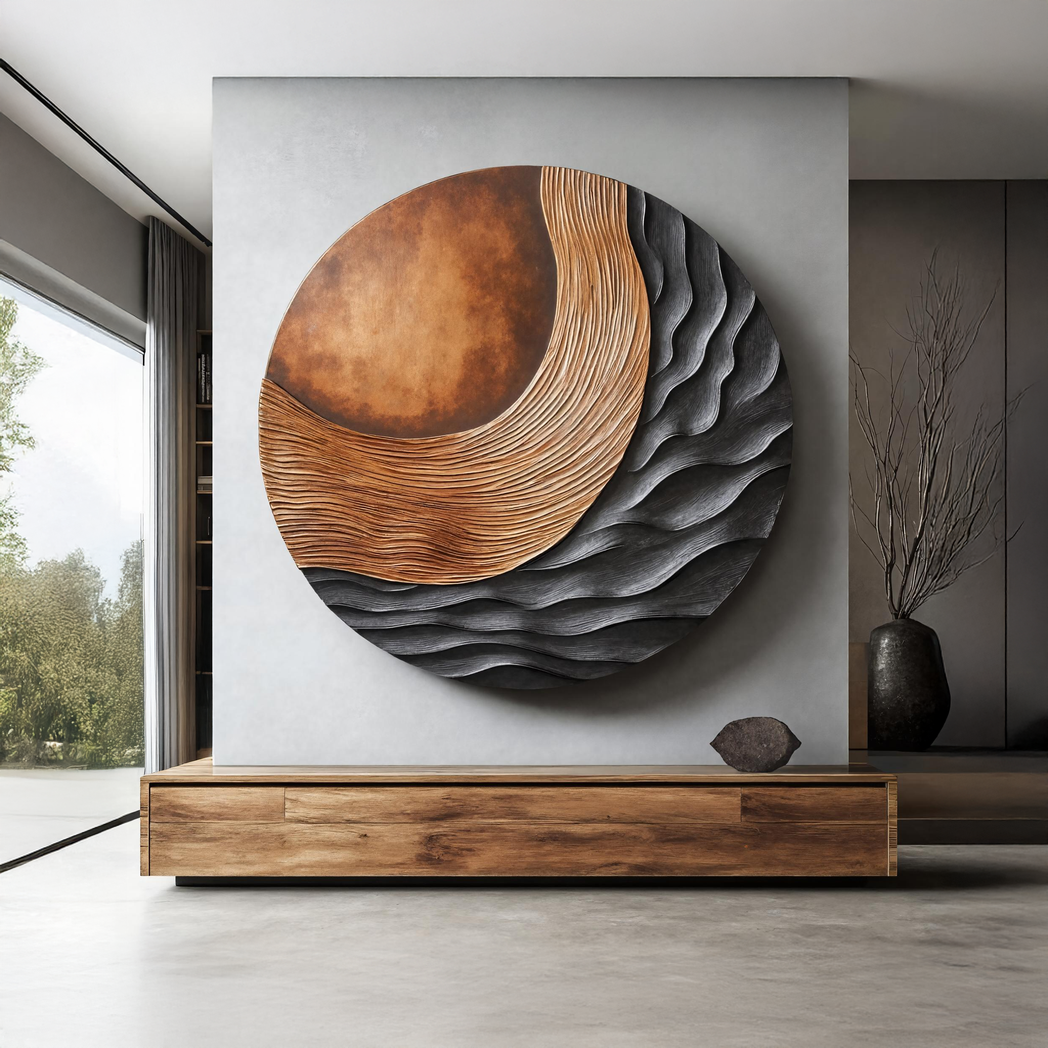 Farmhouse 3D Wood Wall Art For Bedroom Rustic Ambience SILDTTRWA001
