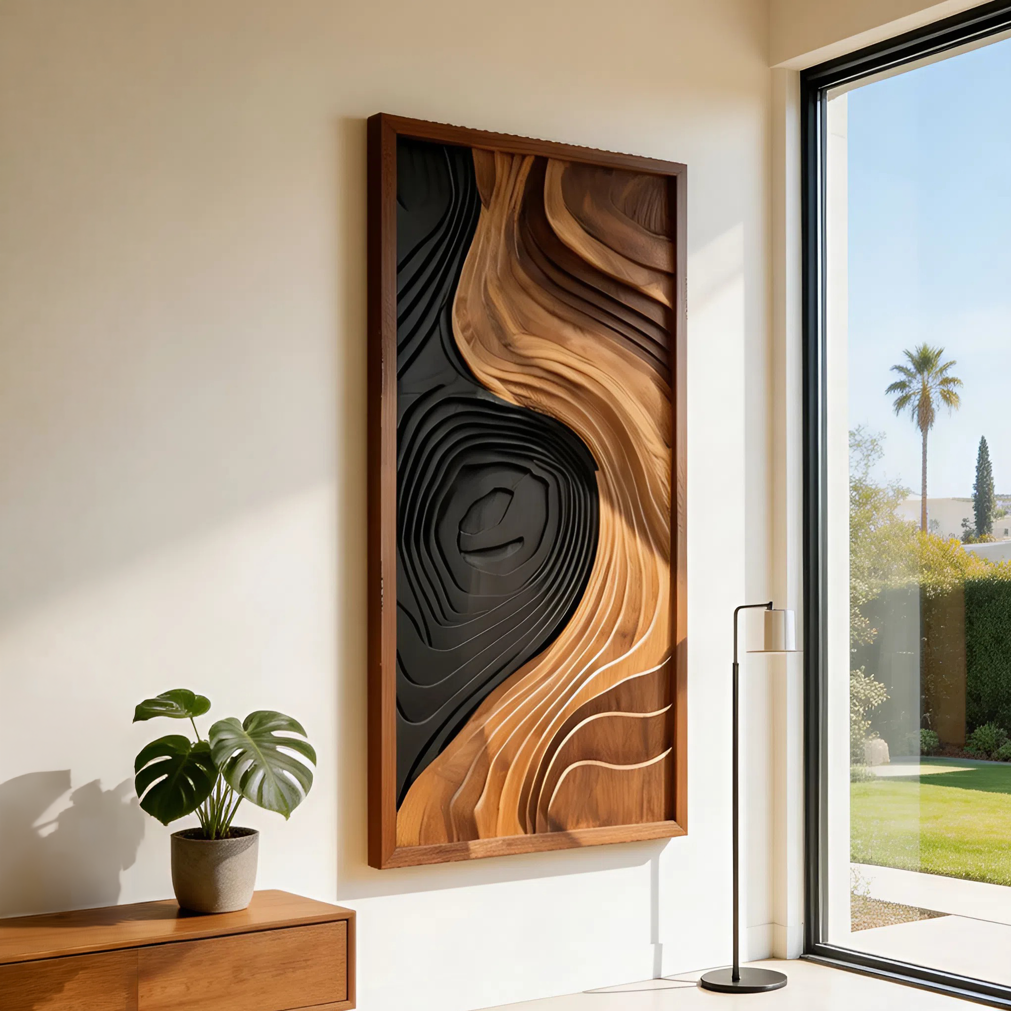 Contemporary Abstract Wall Art Panel For Bedroom Decor SILDTTNWA039