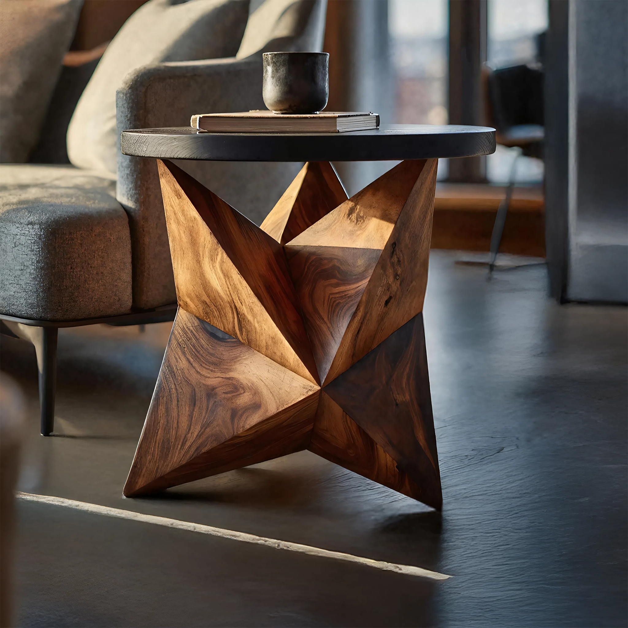 Handcrafted Wooden Side Table For Elegant Furniture Decor SILDTTNSTA009