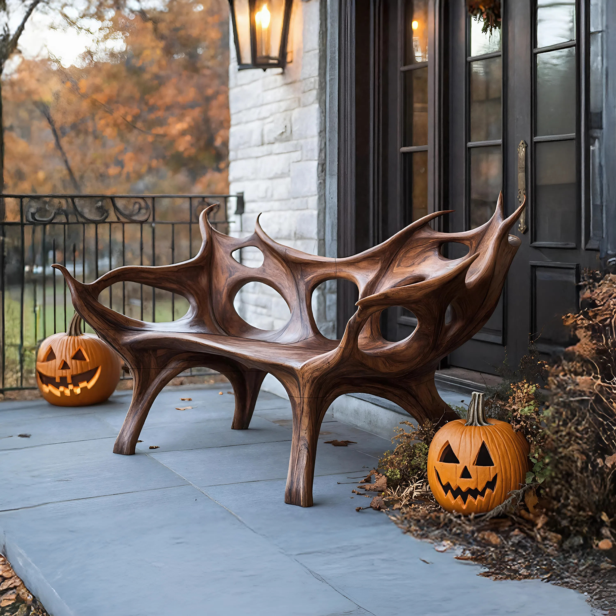 Mid Century Halloween Patio Chair For Unique Halloween Home Decor SILDTTNHOB004
