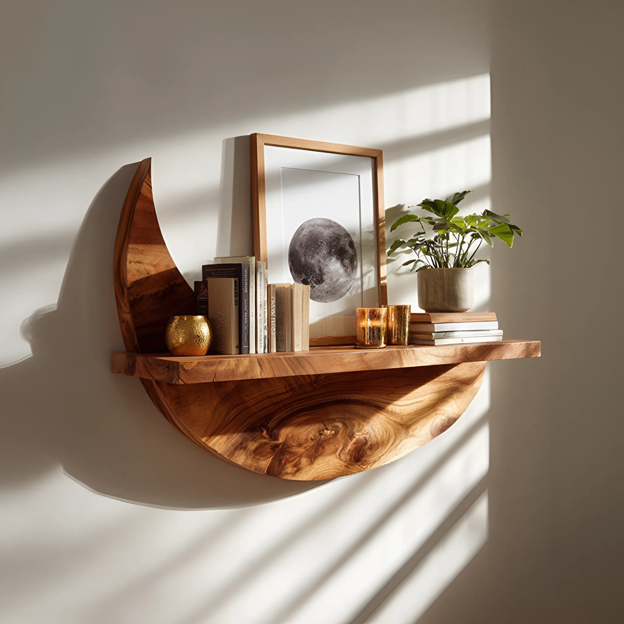 Handcrafted Rustic Wooden Wall Mount Shelf For Entryway Storage SILDTTRWMS020