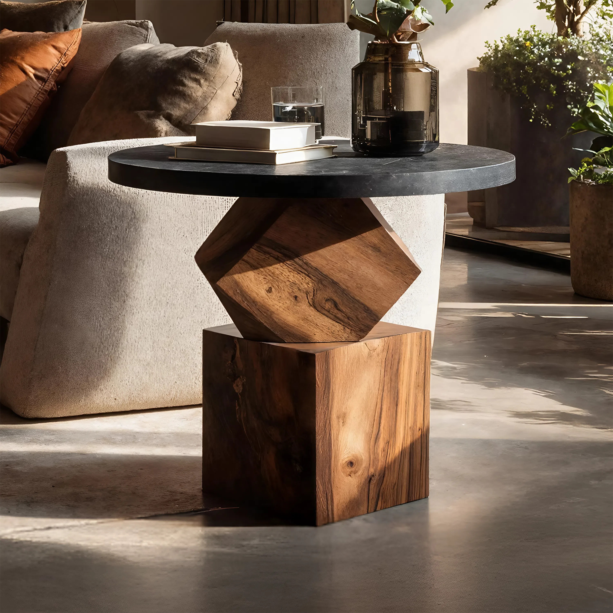 Modern Wooden Side Table For Bedroom Nightstand Decor SILDTTNSTA012