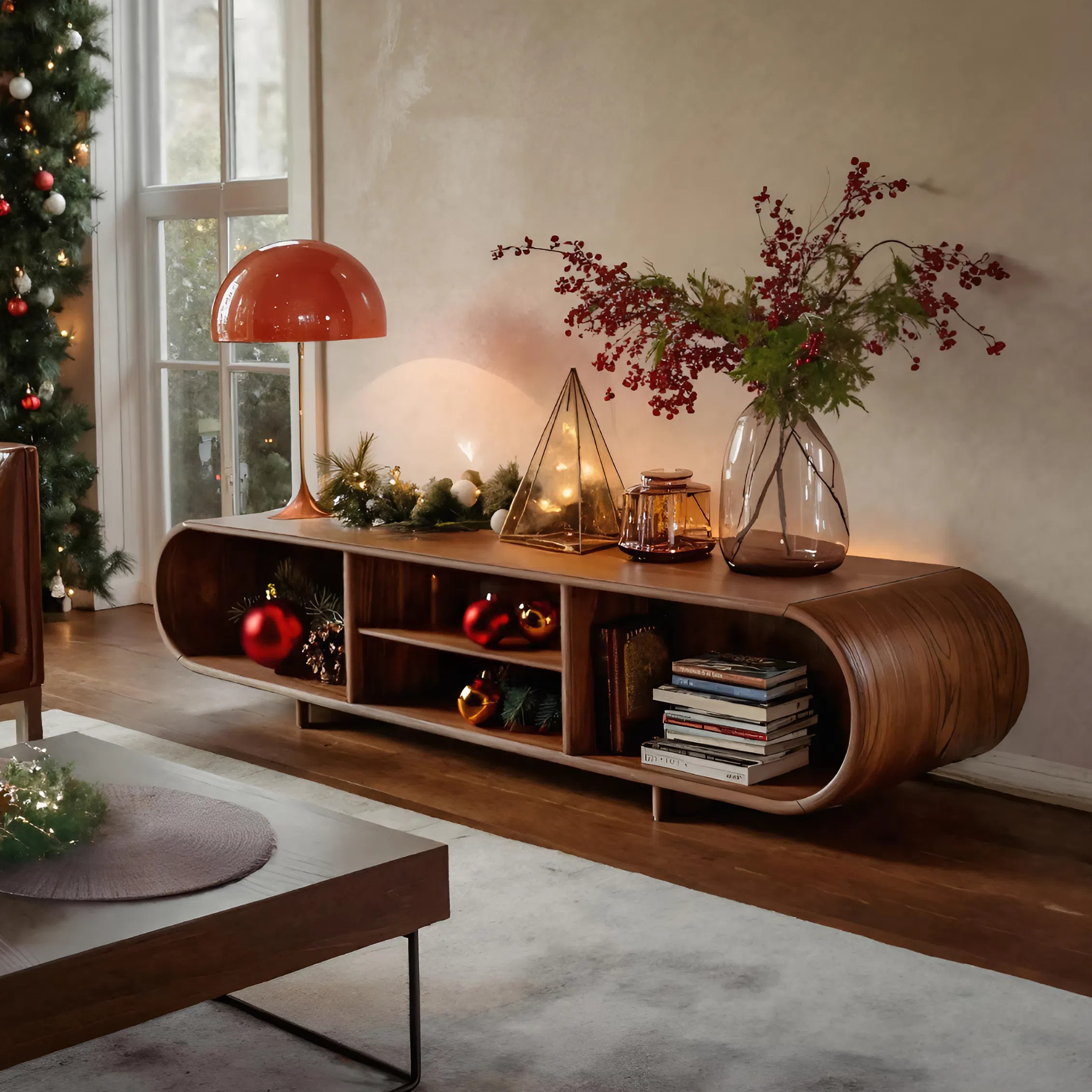 Modern Solid Wood End Table For Minimal Interior Design SILDTTNSTA001