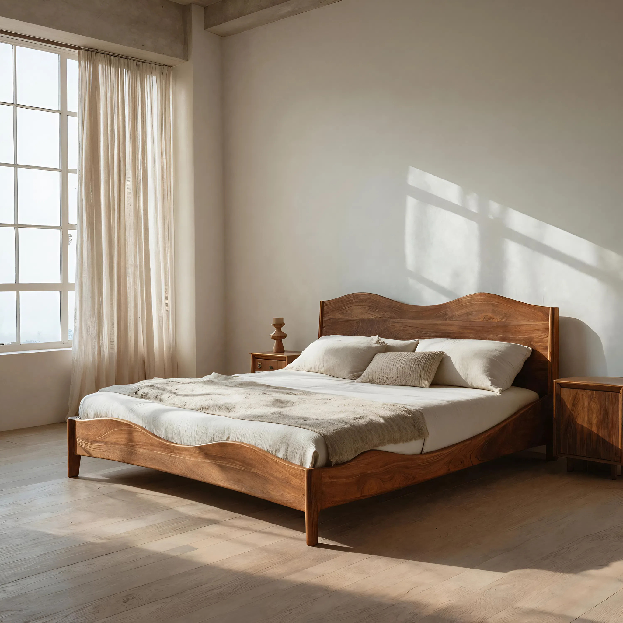 Luxury Set Headboard And Bed Frame For Bedroom RTTHHNWO005