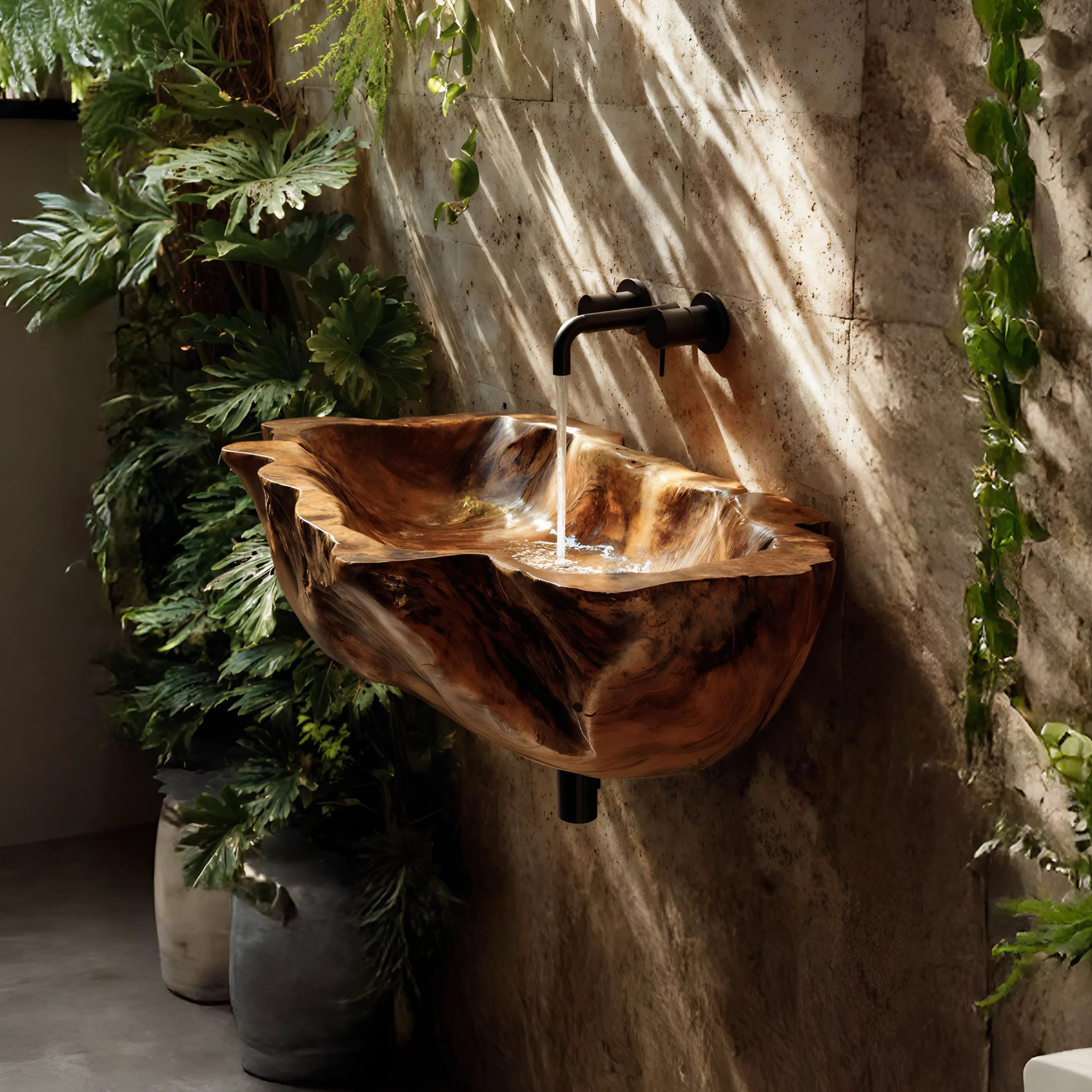 Farmhouse Solid Wood Wash Basin For Cozy Bedroom Furniture Design SILDTTRVS035