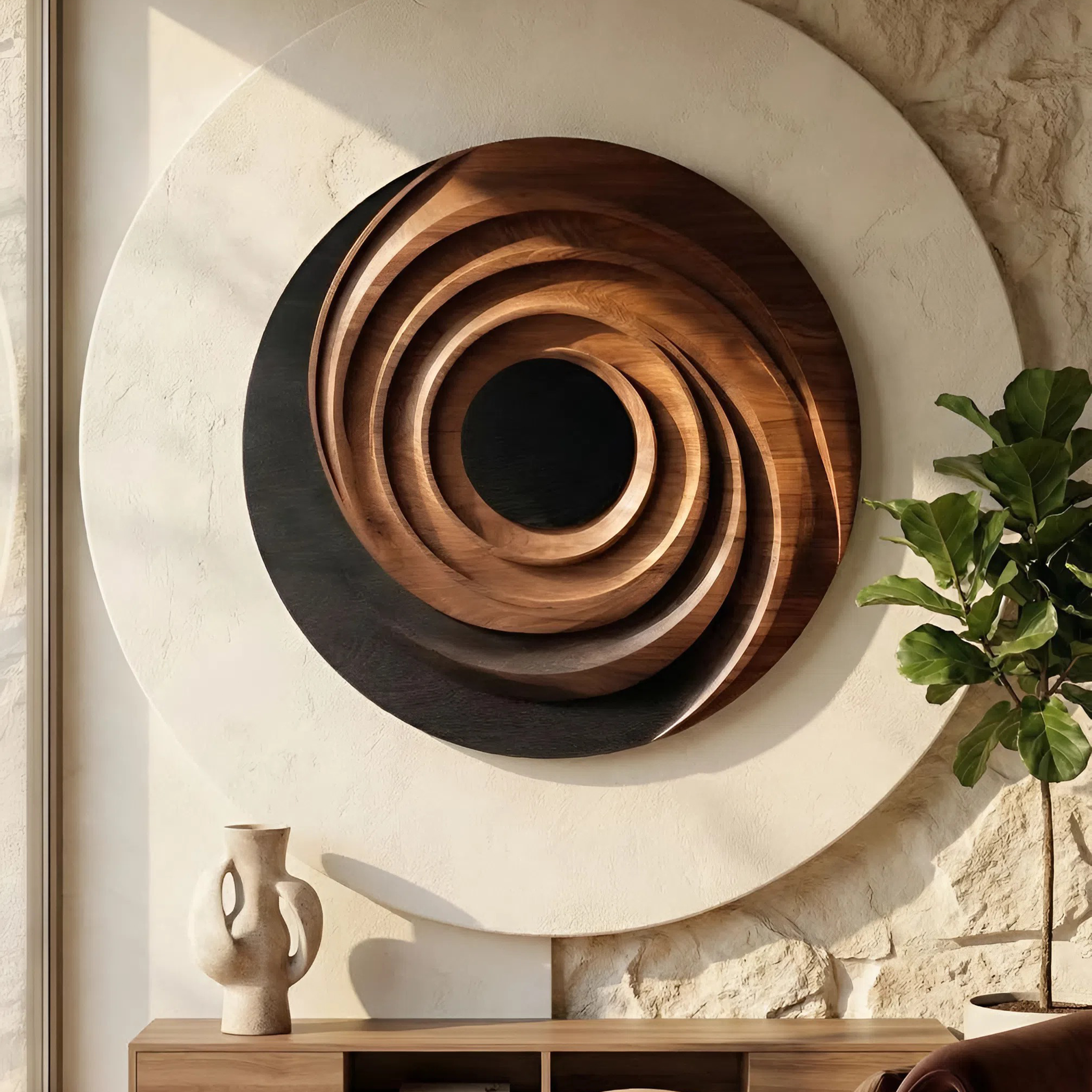Minimalist Organic Wall Decor For Hallway And Entry Accent SILDTTNWA040