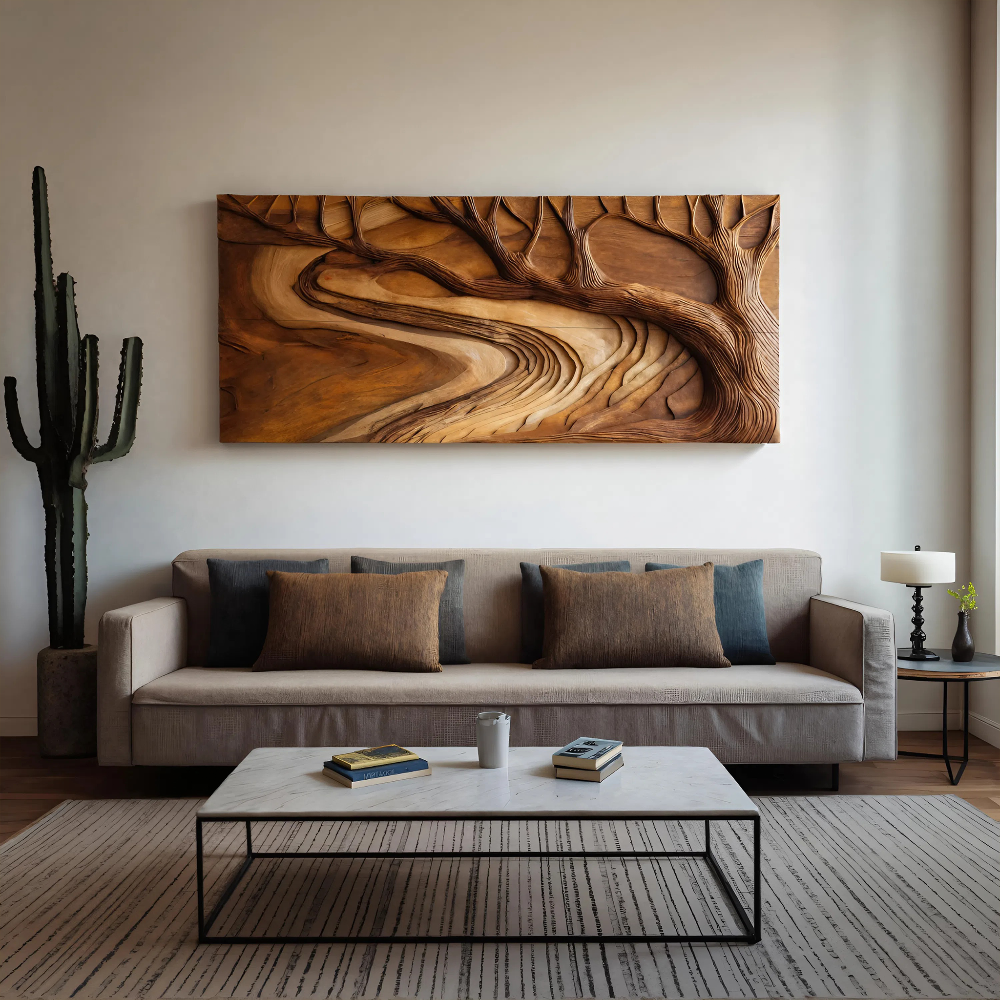 Modern Sculptural Artwork Inspired Branch For Living Decor RTTHTTWA060