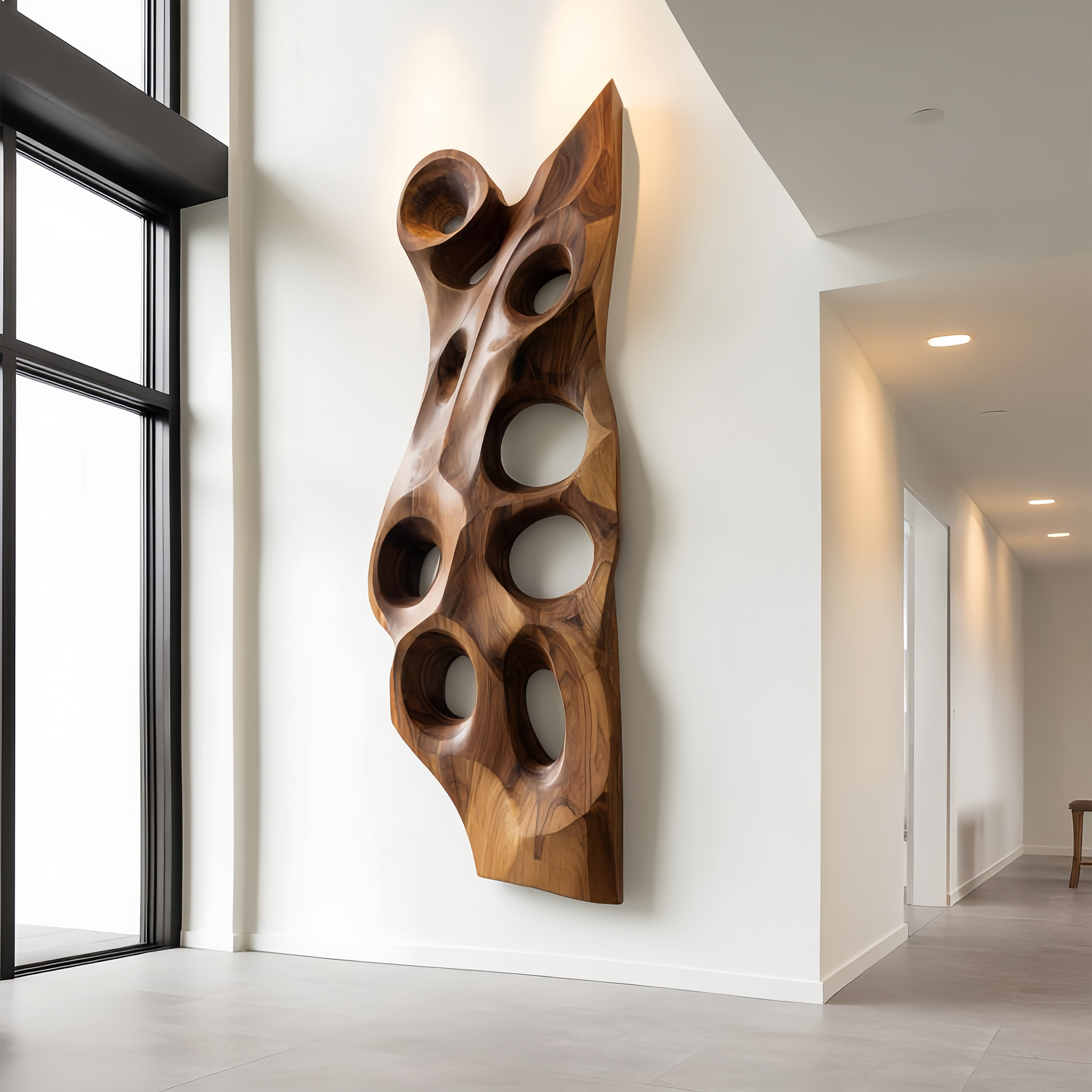 Organic Sculptural Wall Art For Entryway SITHHNWA045