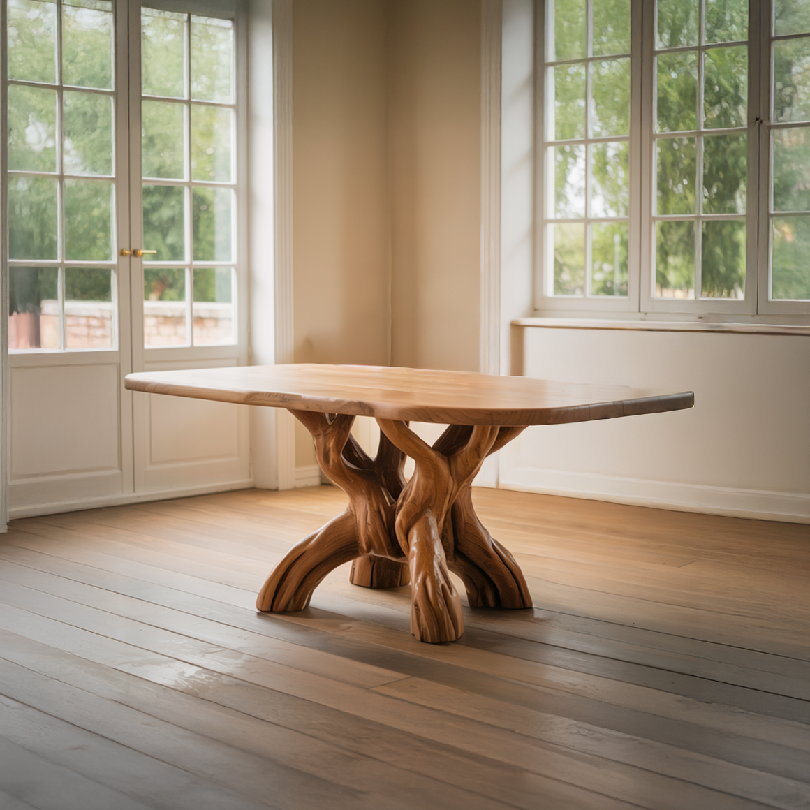 Rustic Organic Handmade Dining Table Dining Room Or Kitchen SINLSADT147