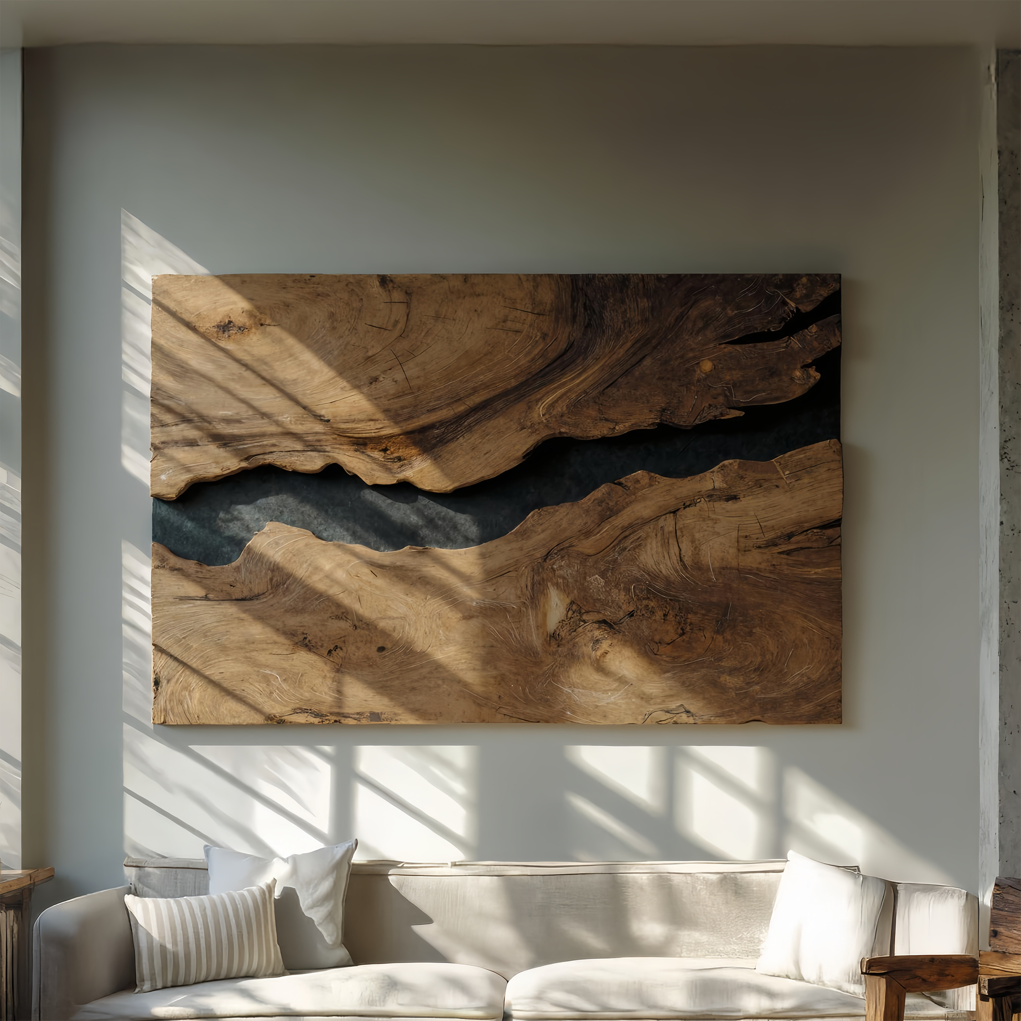 Modern Rectangular Wooden Wall Art For Home Decor SILDTTRWA036