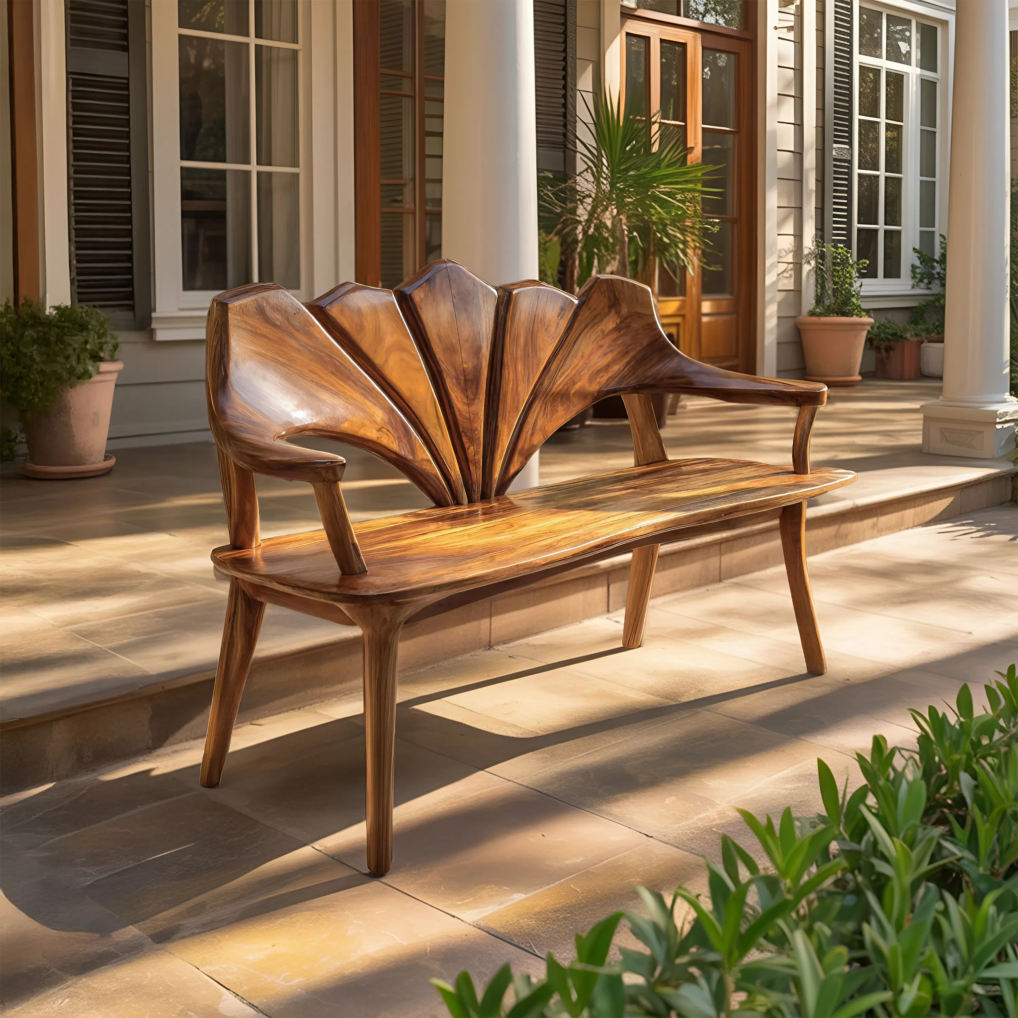 Solid Wood Live Edge Bench For Entryway And Living Area SILDTTRBEN031