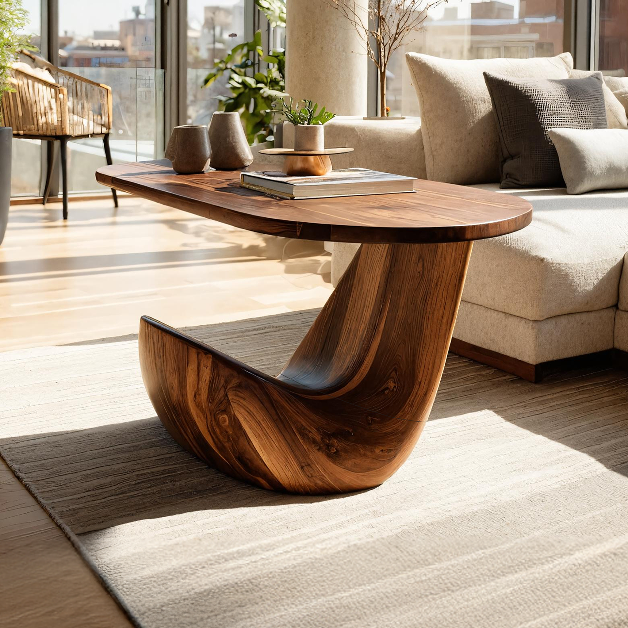 Farmhouse Live Edge Side Table For Vintage Furniture Vibe SILDTTNSTA029