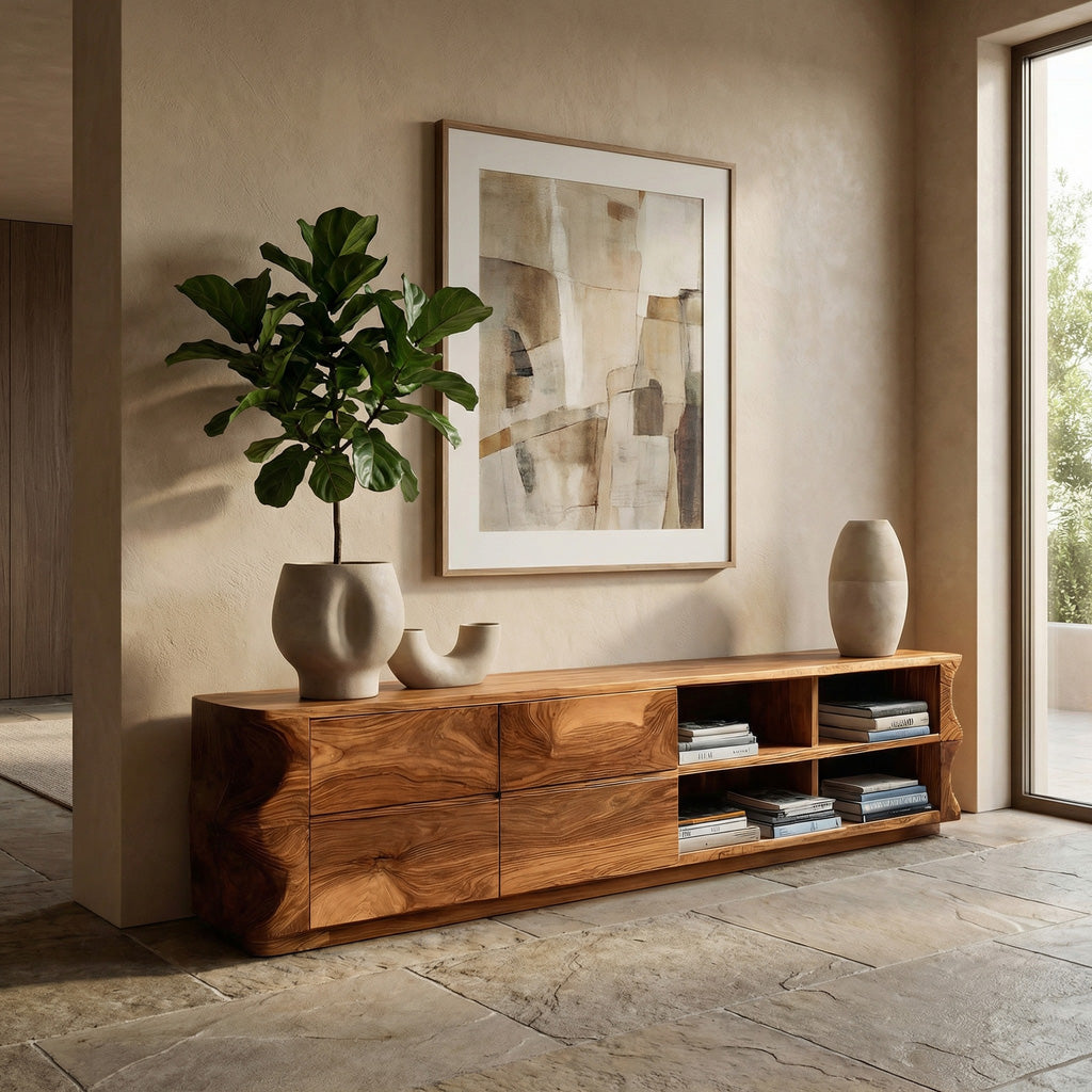 Quiet Luxury Modern Sideboard Cabinet For Living Room RTTHHNSD022
