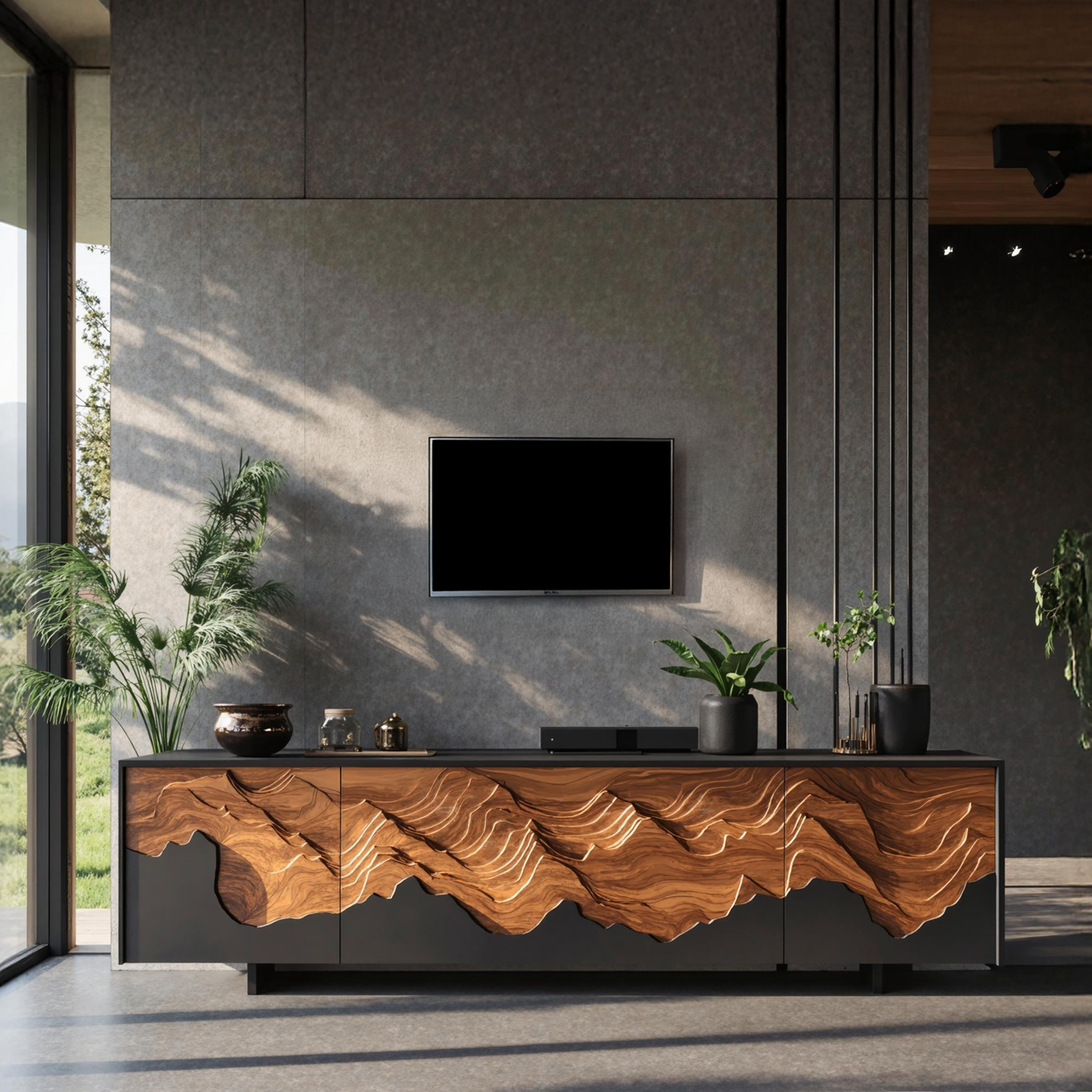 Rustic TV Console For Entryway Design Ideas SILDTTNTVC070
