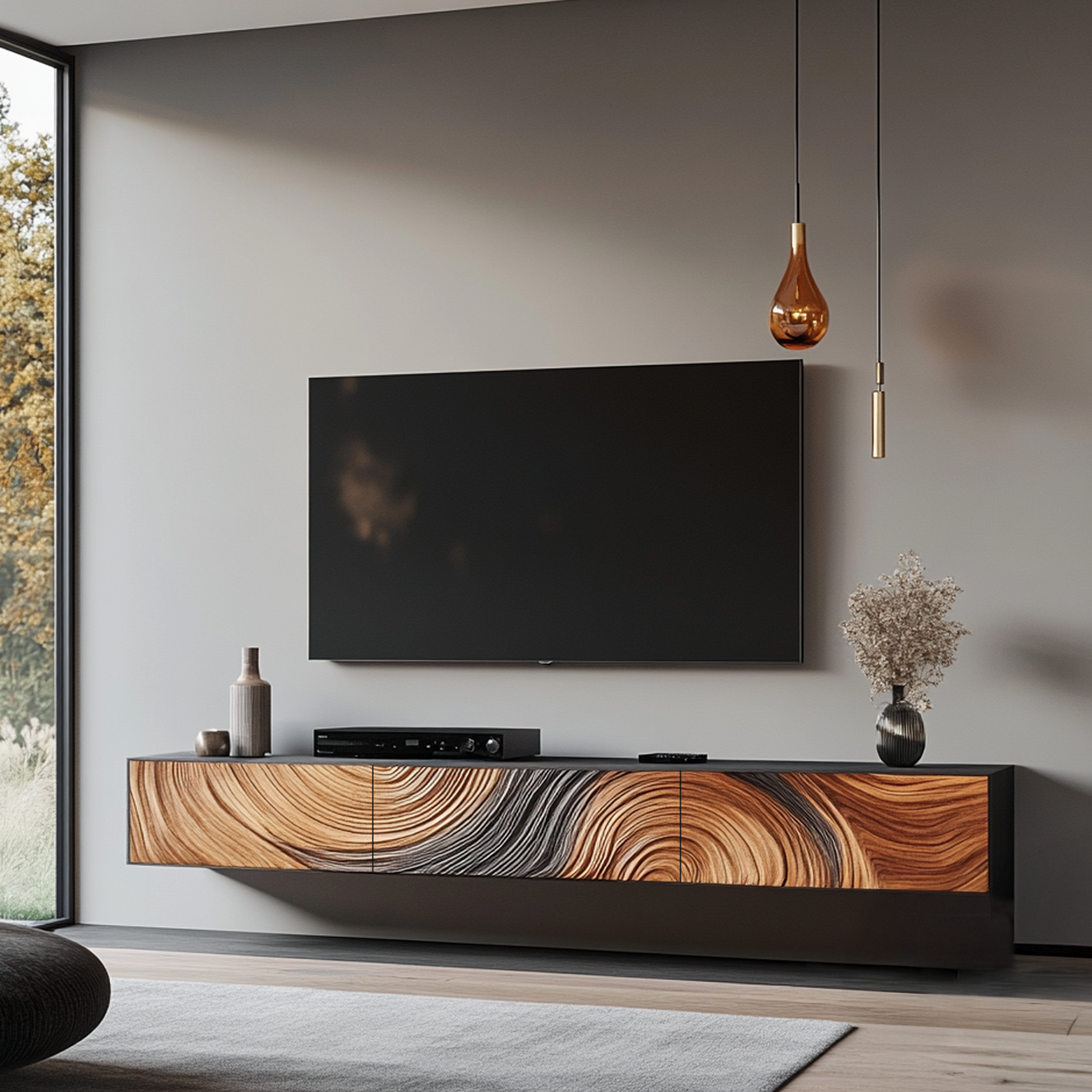 Rustic TV Console For Living Room Furniture Decor SILDTTRTVC047