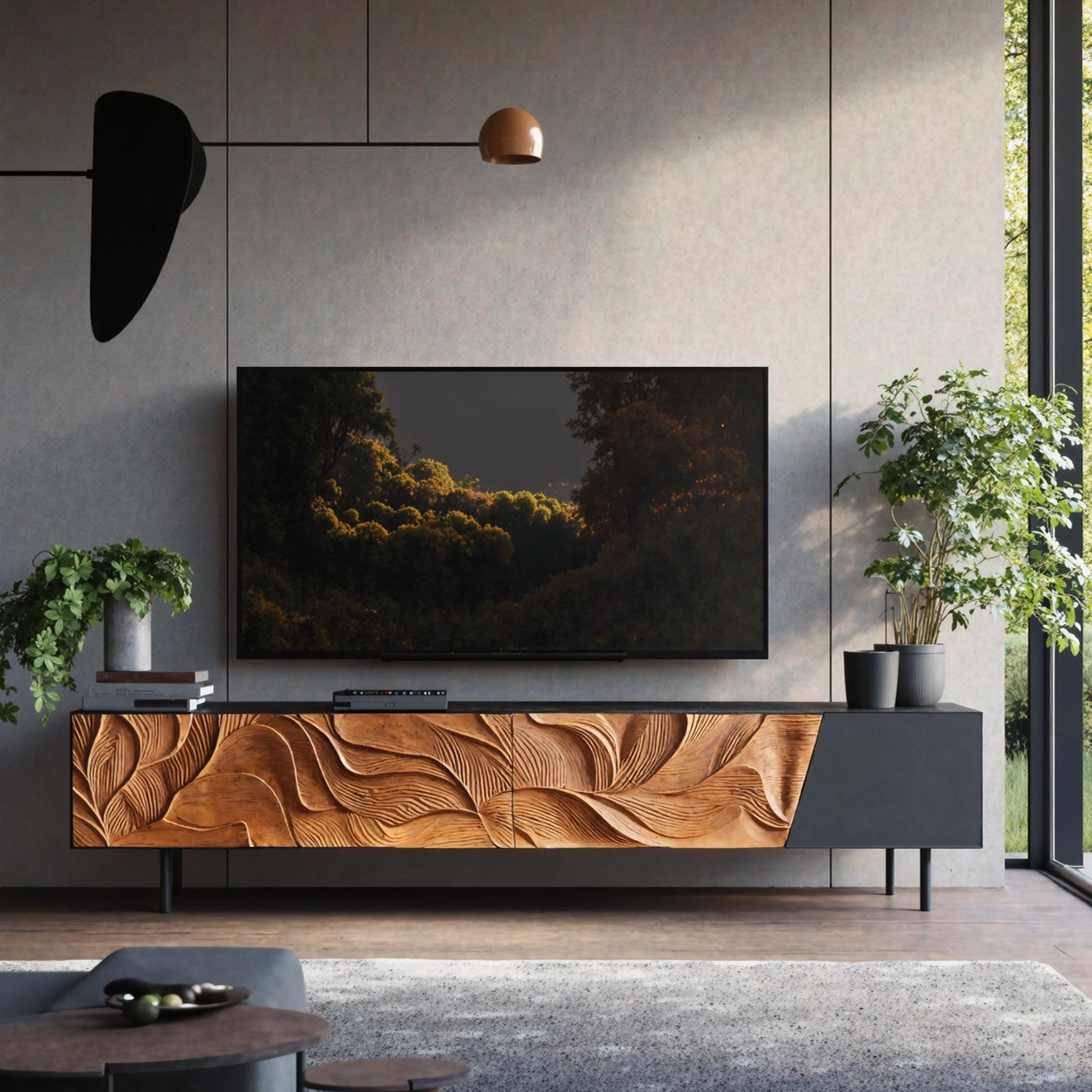 Mid Century TV Cabinet For Furniture Decor SILDTTNTVC045
