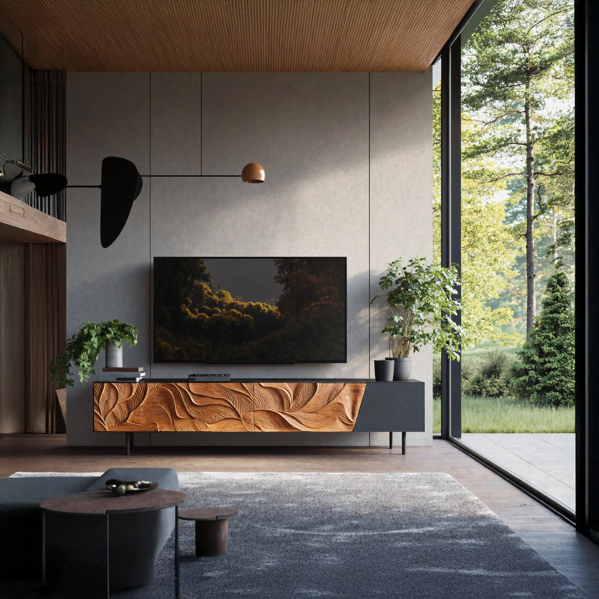 Mid Century TV Cabinet For Furniture Decor SILDTTNTVC045