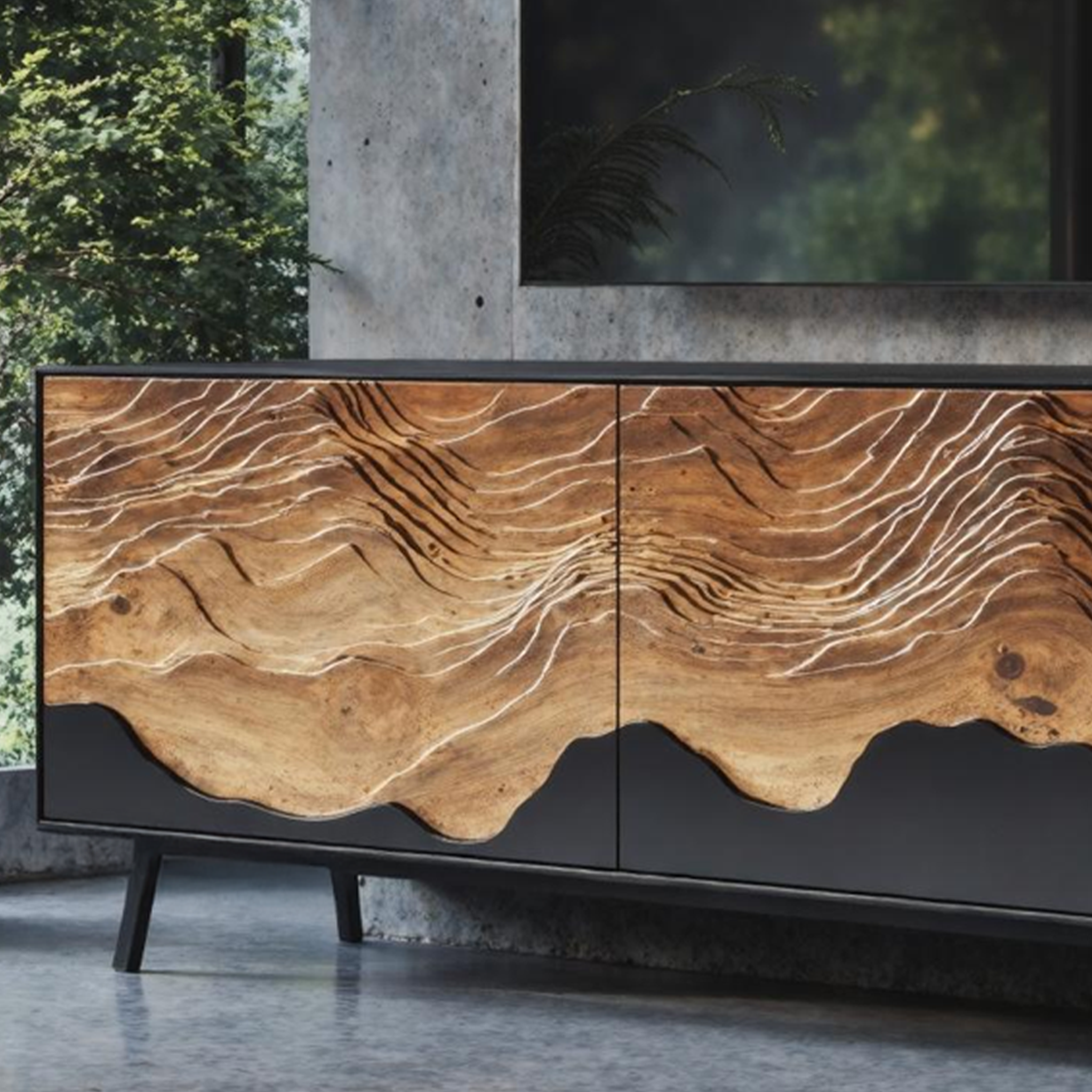 Handcrafted TV Console Table For Living Room SILDTTNTVC068