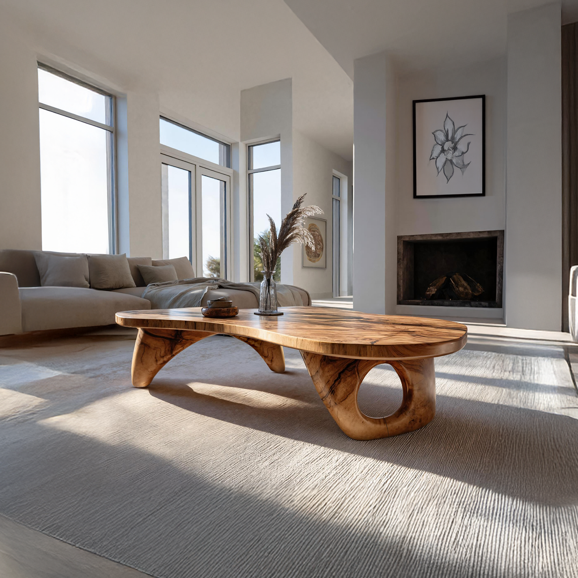 Farmhouse Live Edge Coffee Table For Entryway Design Space SILDTTRCF028