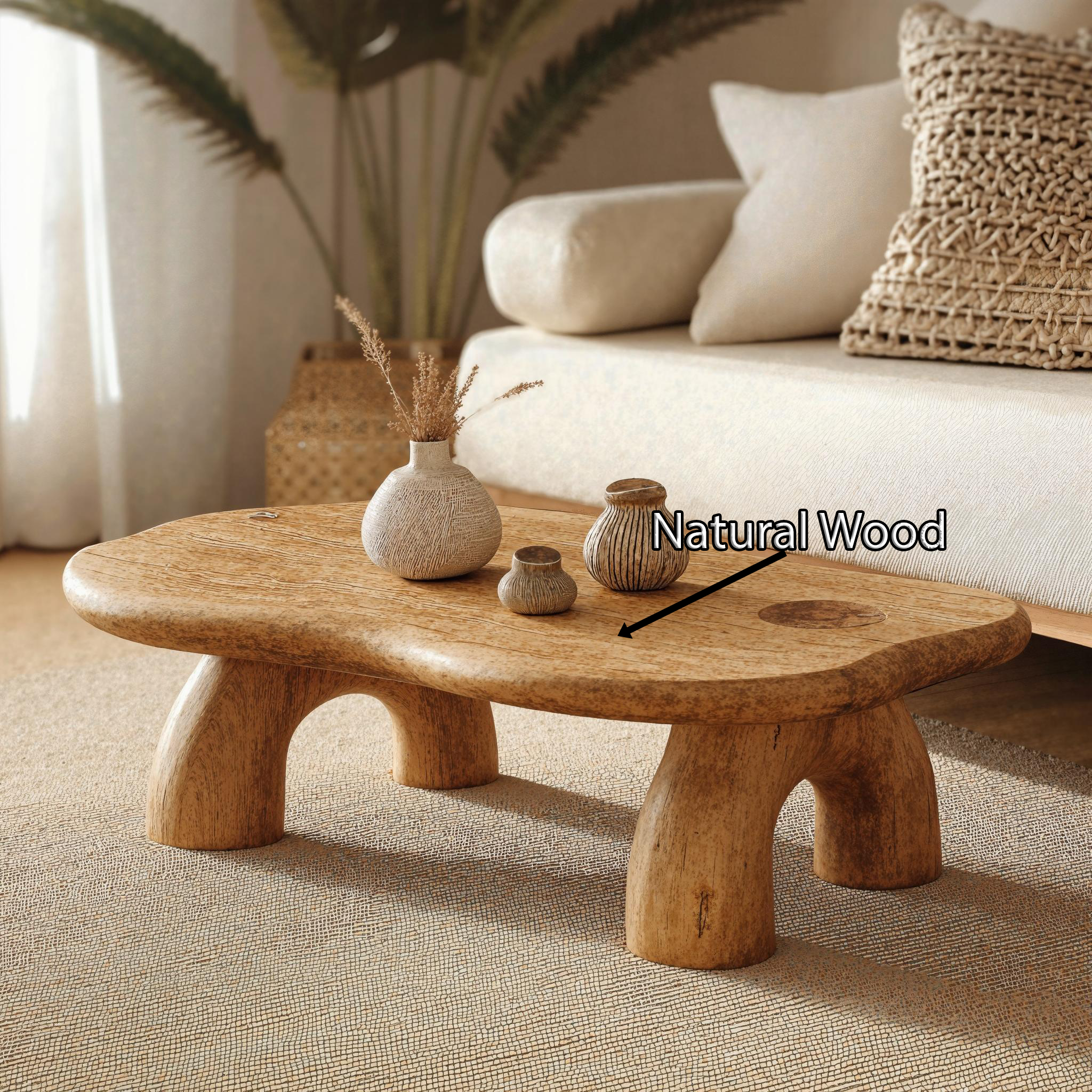 Handmade Wood Coffee Table For Rustic Home Decor SILDTCF096