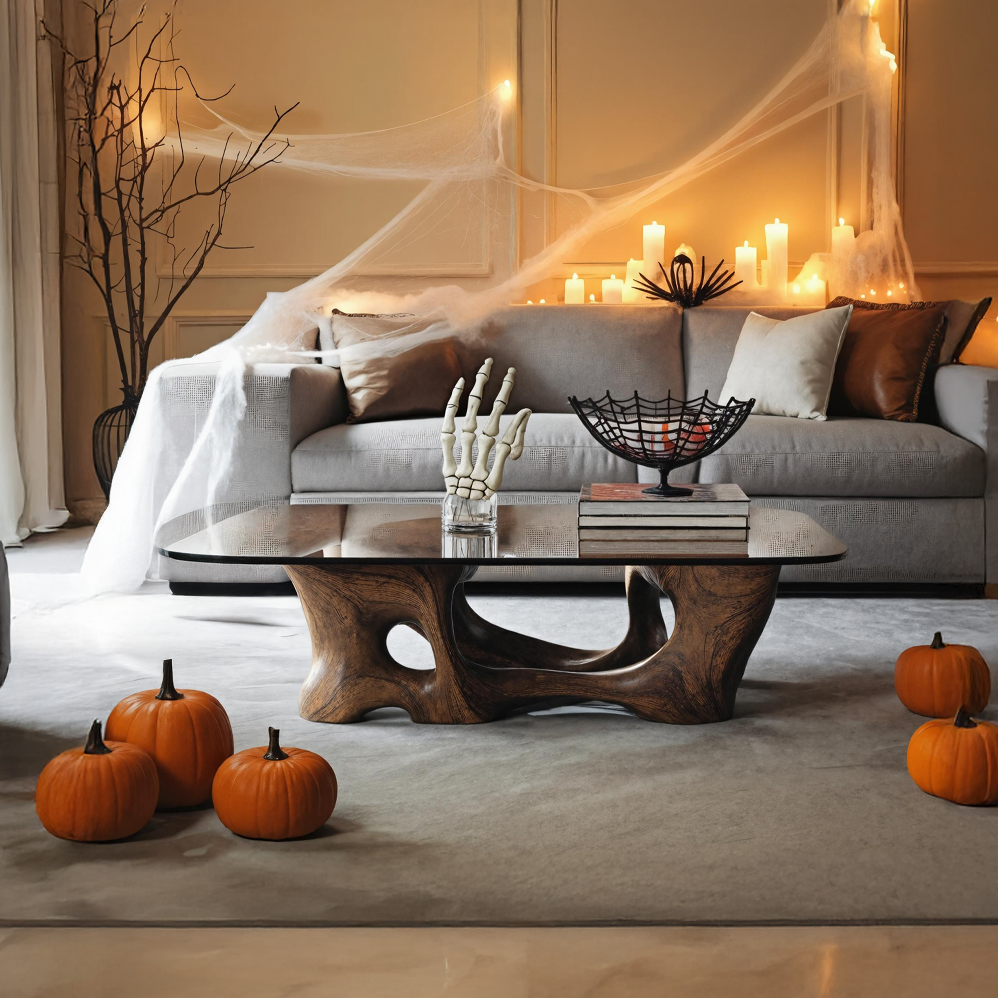 Mid Century Solid Wood Coffee Table For Living Room Halloween Furniture SILDTTRHCF005