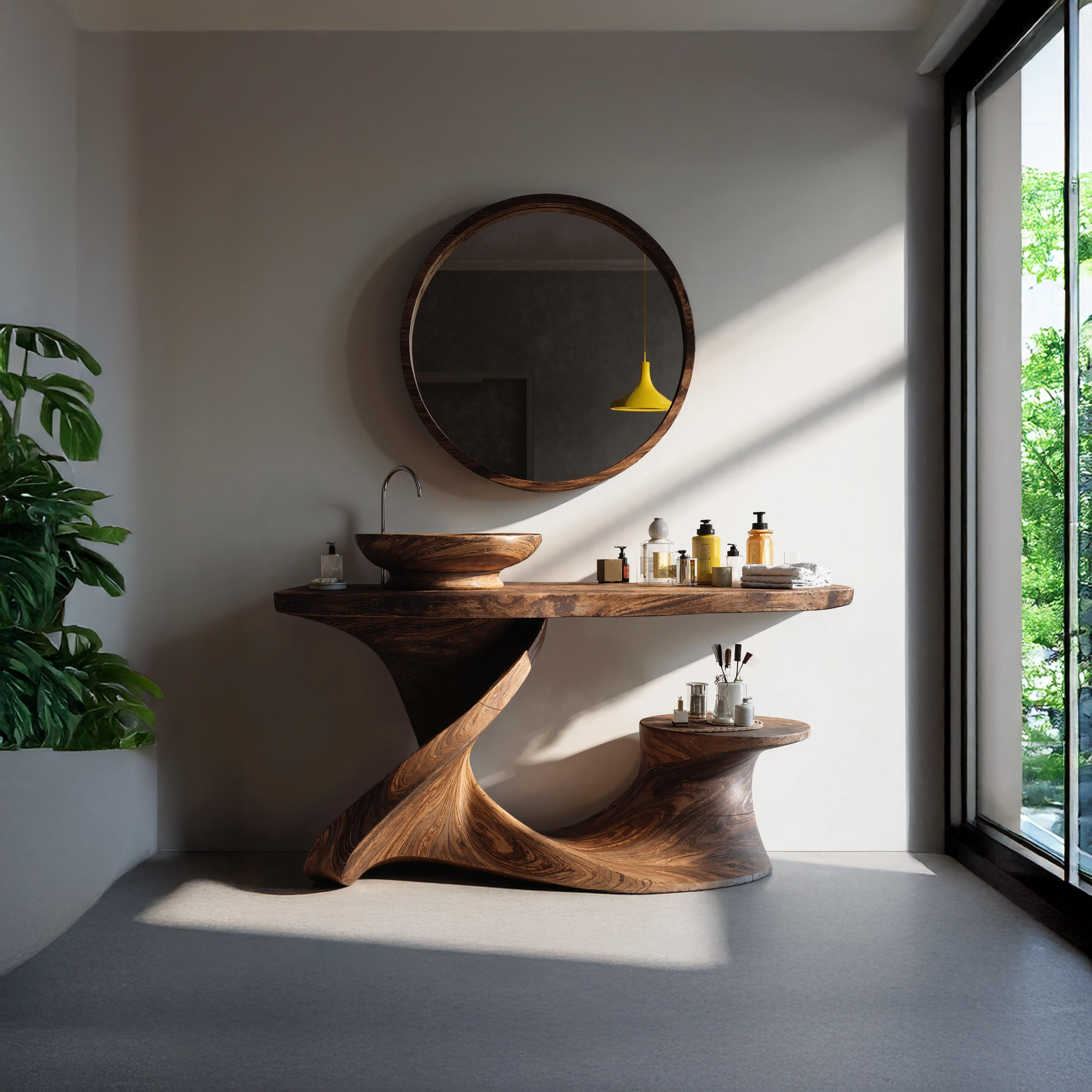Rustic Vanity For Cozy Bathroom Interior Design SILDTTRBRV003