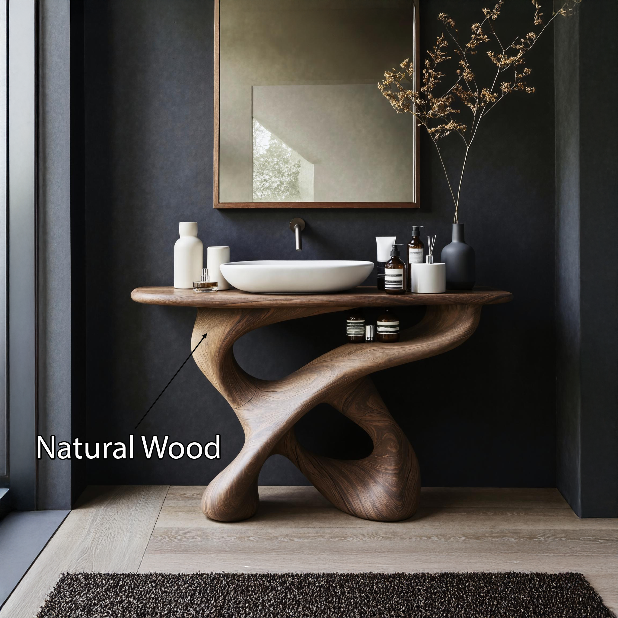 Farmhouse Vanity For Handmade Bathroom Furniture SILDTTNBRV010