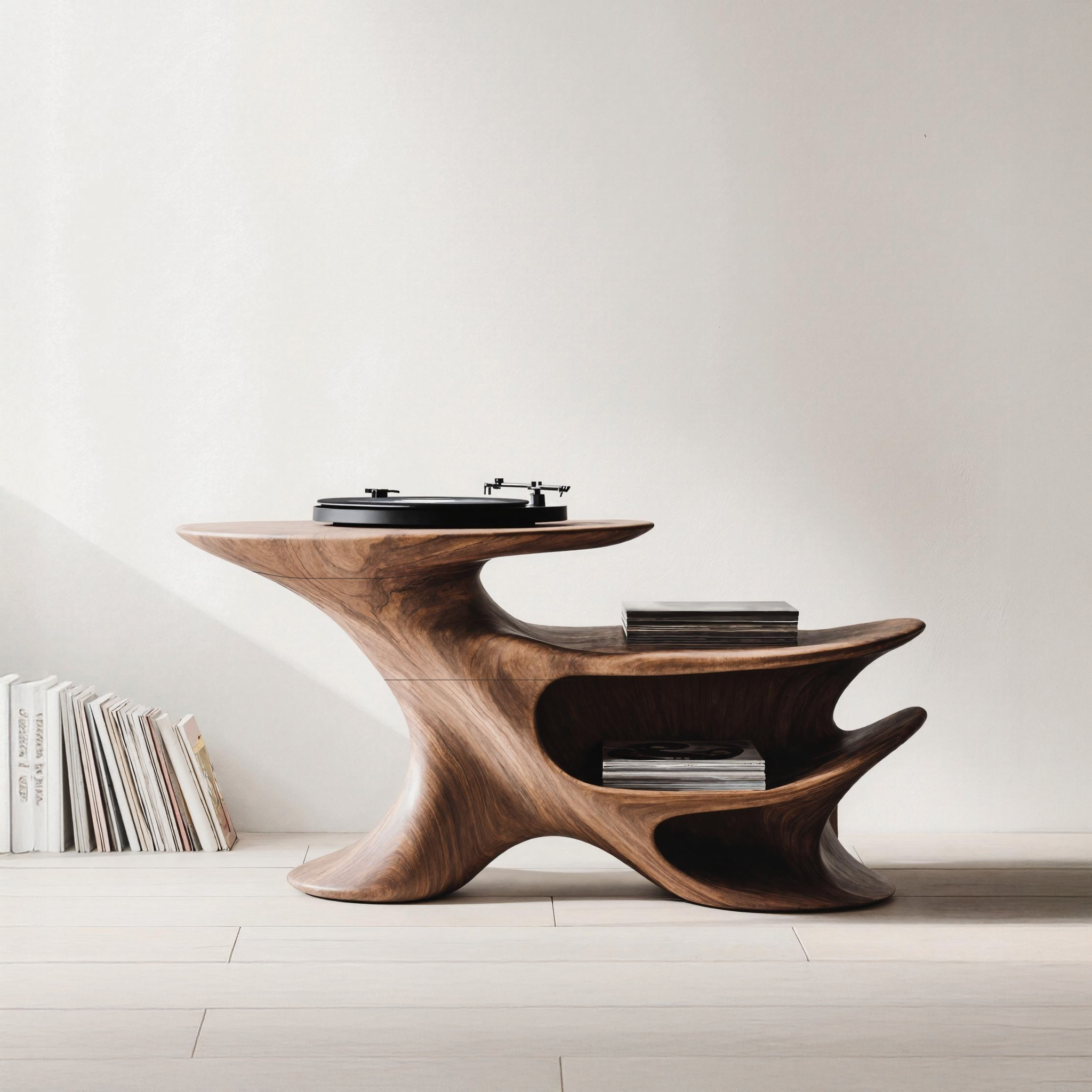 Handcrafted Record Stand Music Lover's Dream SILDTTNRPT005