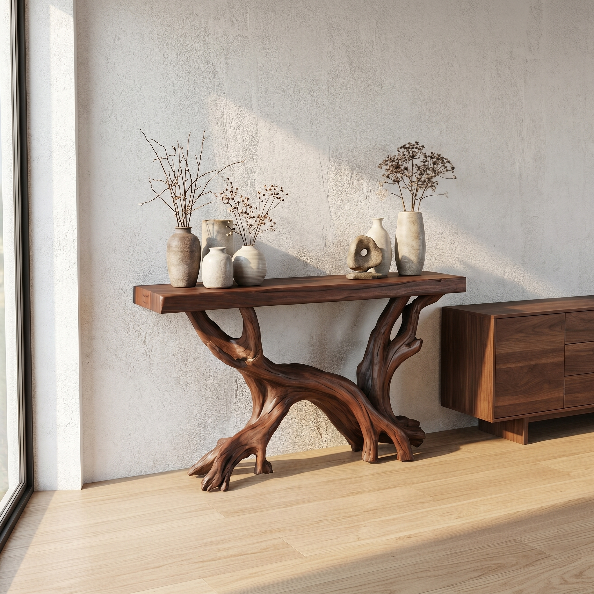 Rustic Coastal Console Table Living Room And Hallway SINLSACS426
