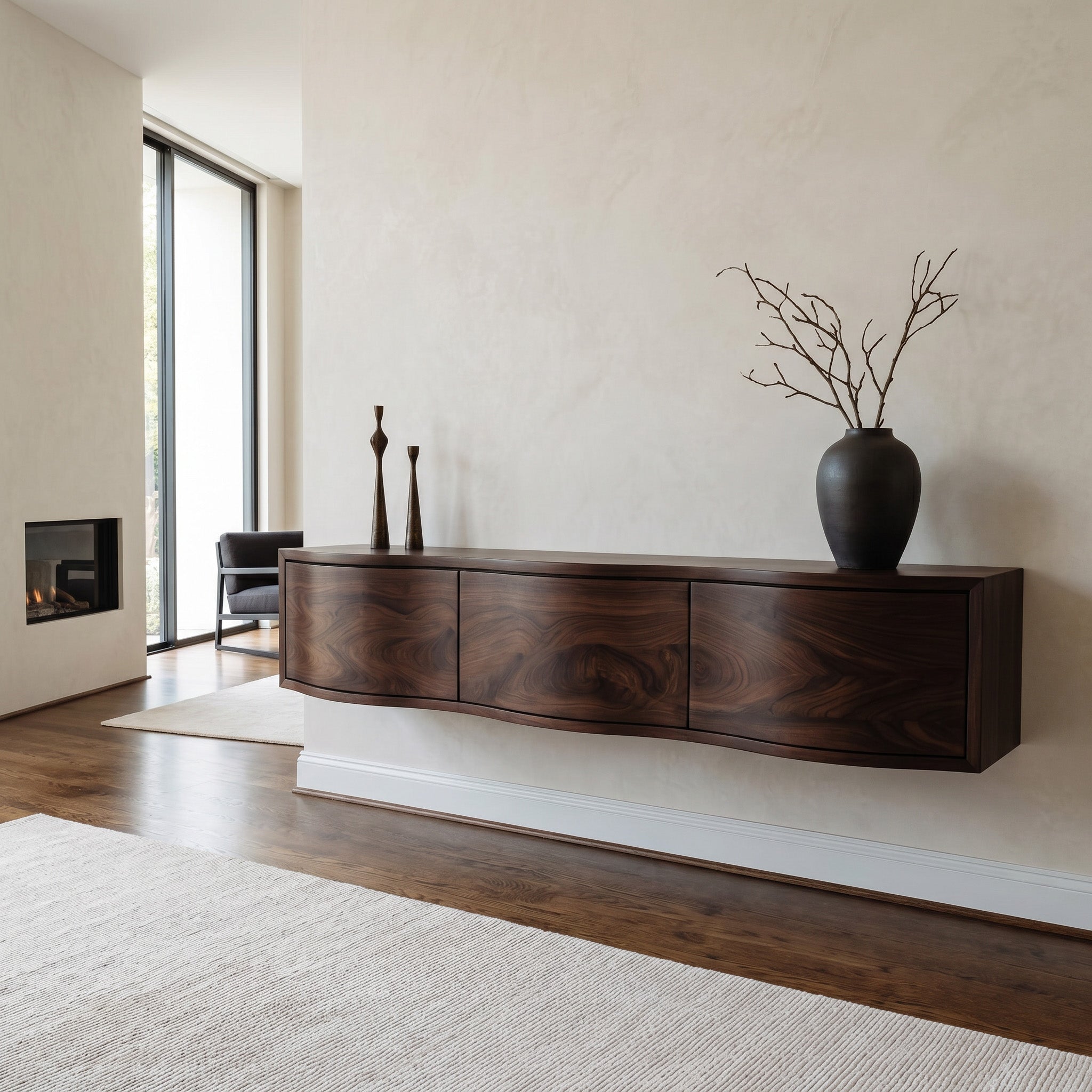 Modern Floating TV Shelf For Holiday Decoration SITHHNCM002
