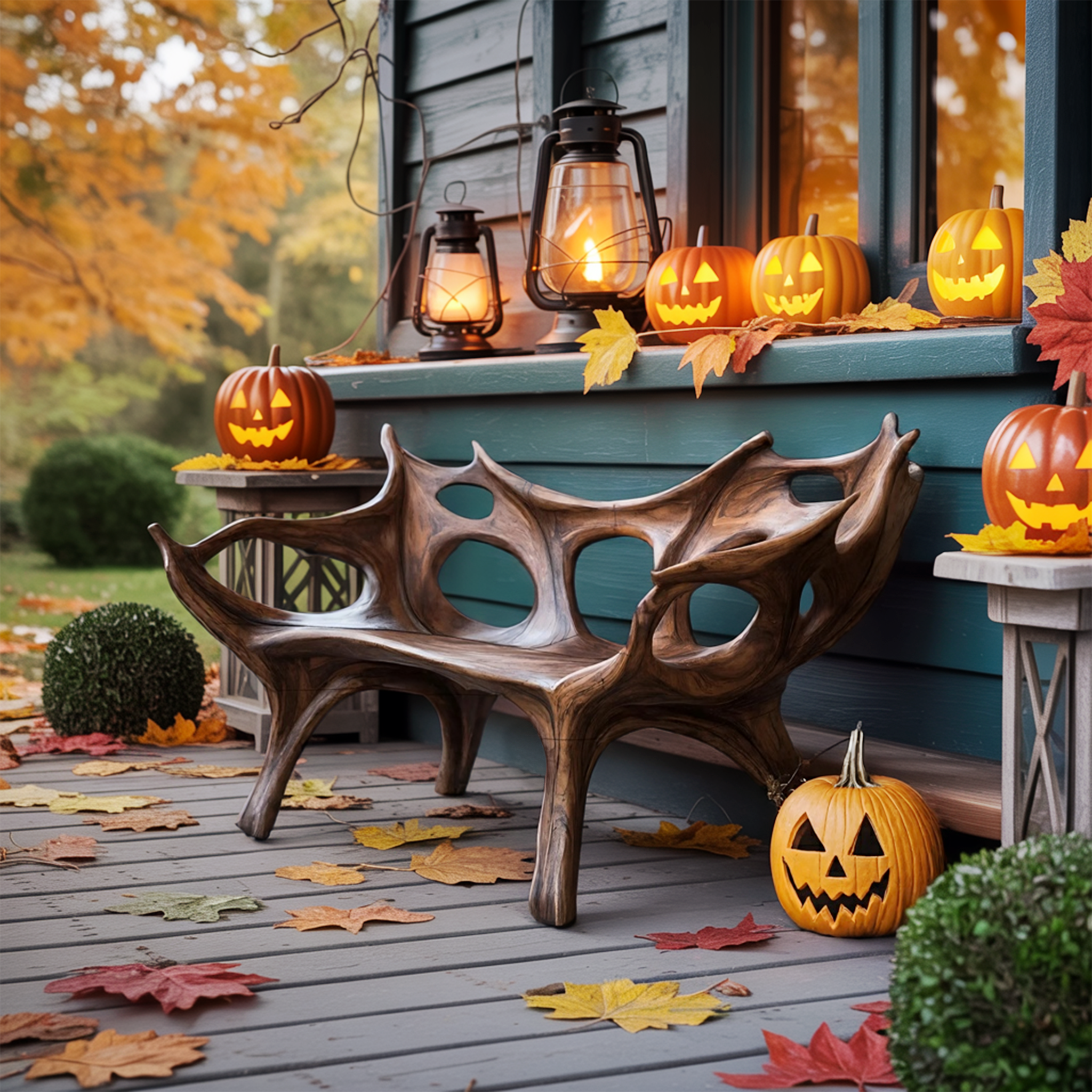 Mid Century Halloween Patio Chair For Unique Halloween Home Decor SILDTTNHOB004