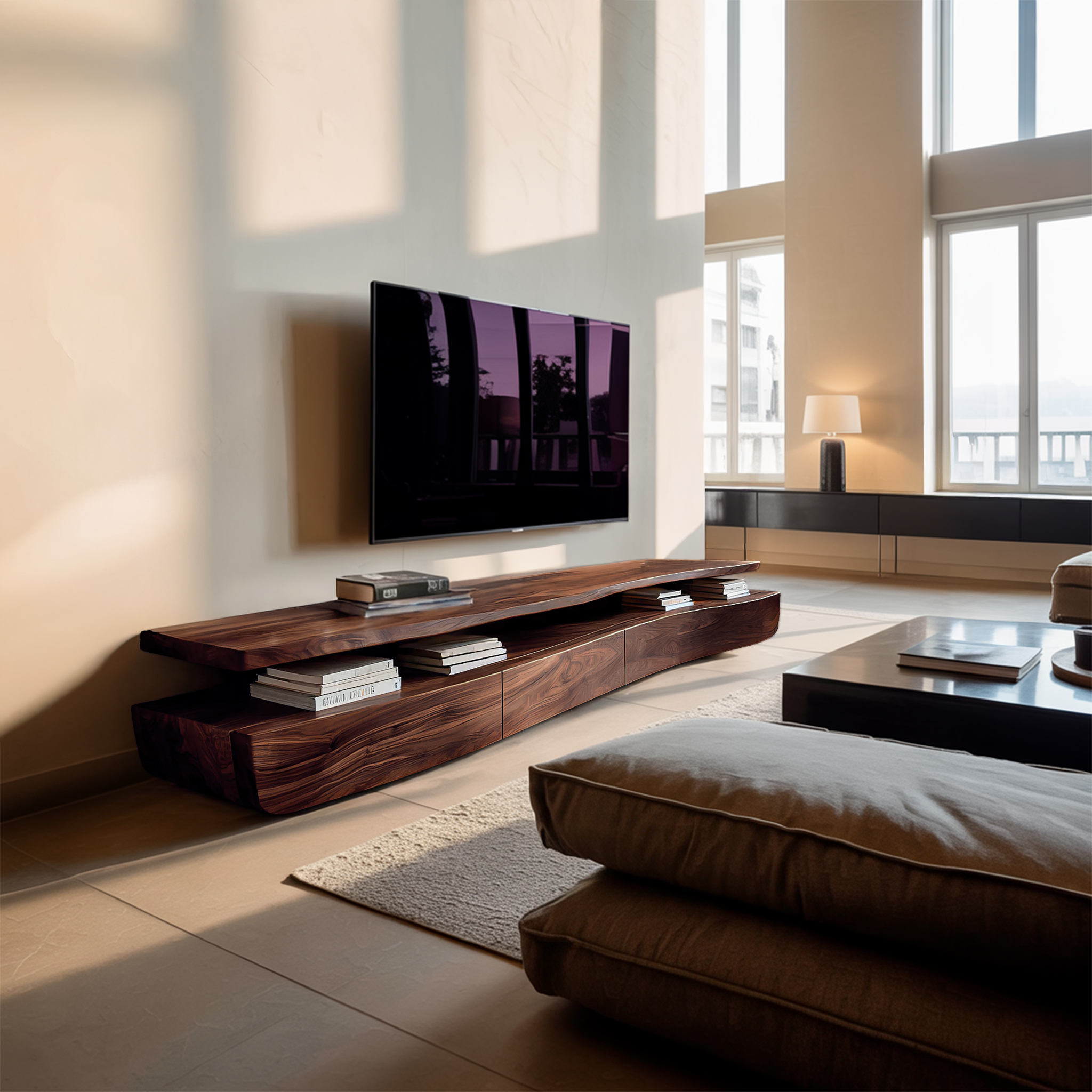 Contemporary TV Cabinet Functional Storage Drawers For Home RTTHTTTVC064