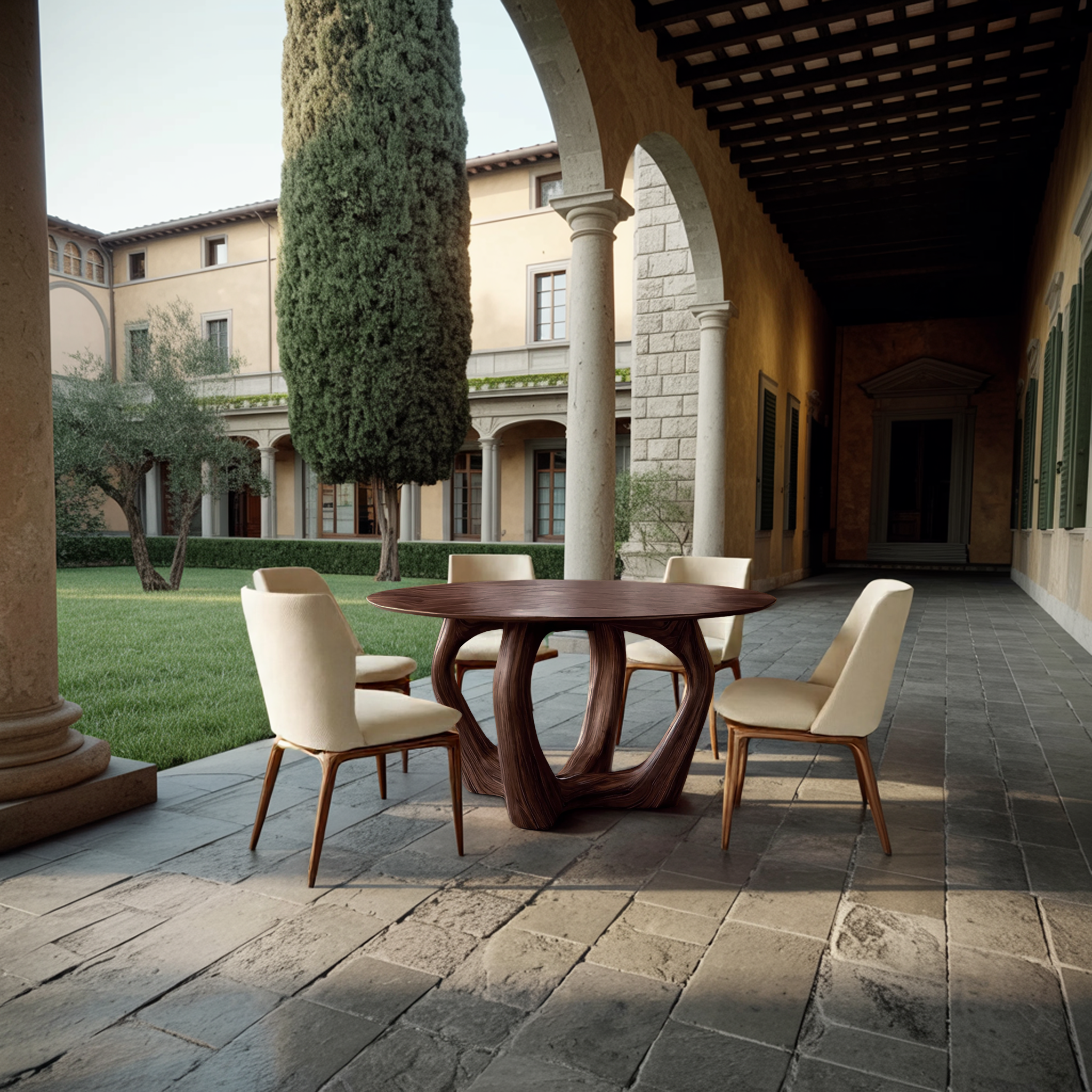 Elegant Round Dining Table For Minimalist Modern Interior RTTHTTDN023