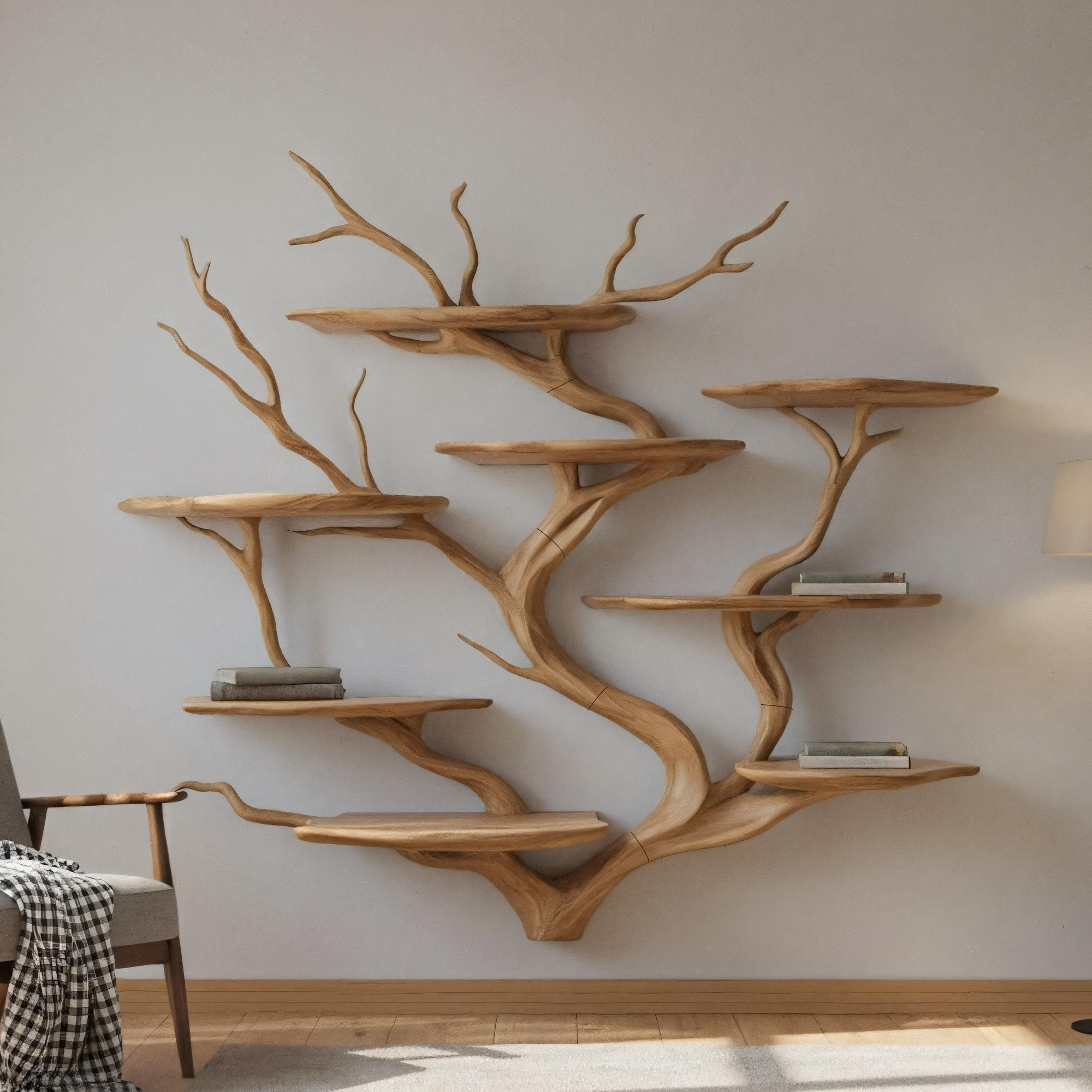 Sculpture Style Wall Shelf Reading Room And Studio SINLKITBS110