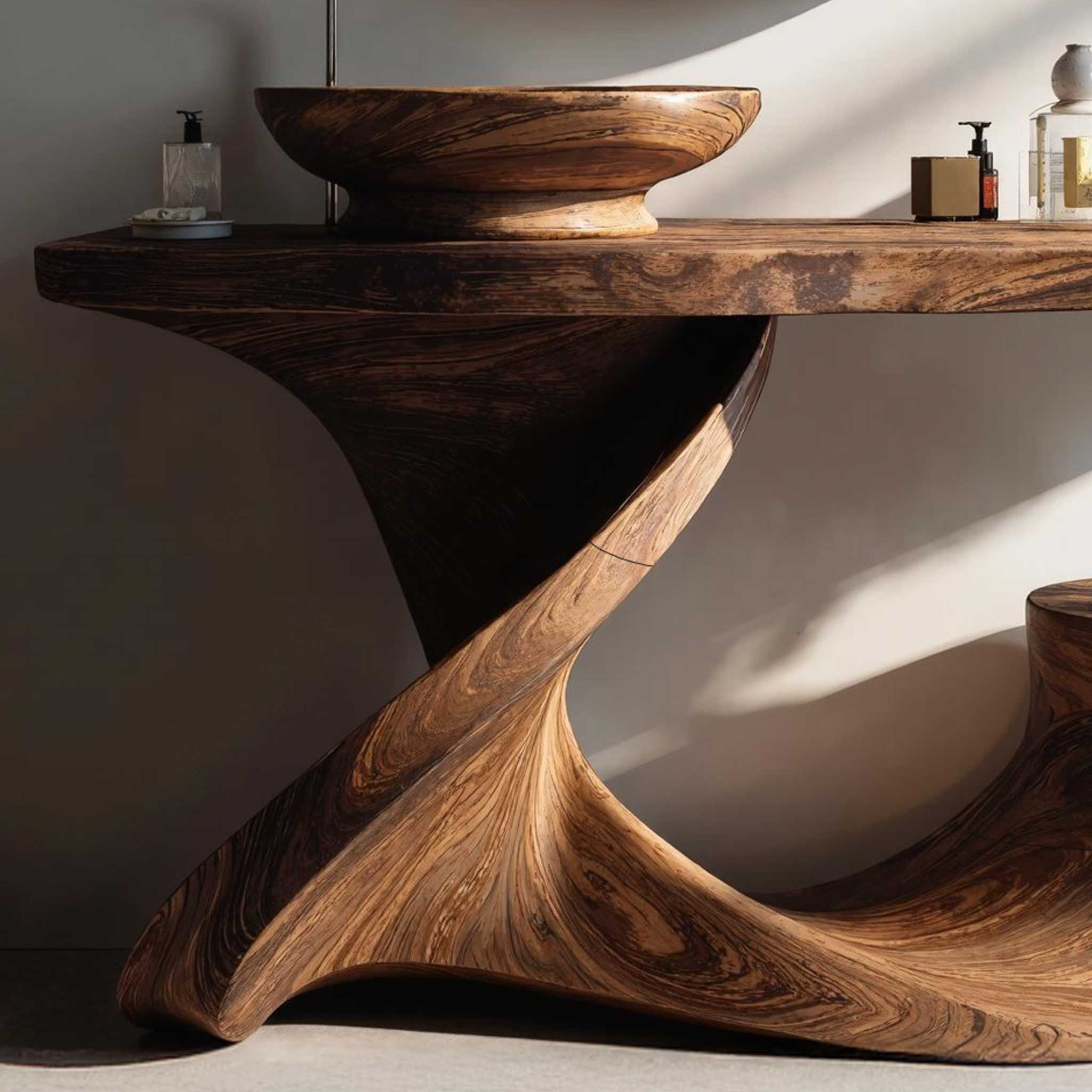 Rustic Vanity For Cozy Bathroom Interior Design SILDTTRBRV003