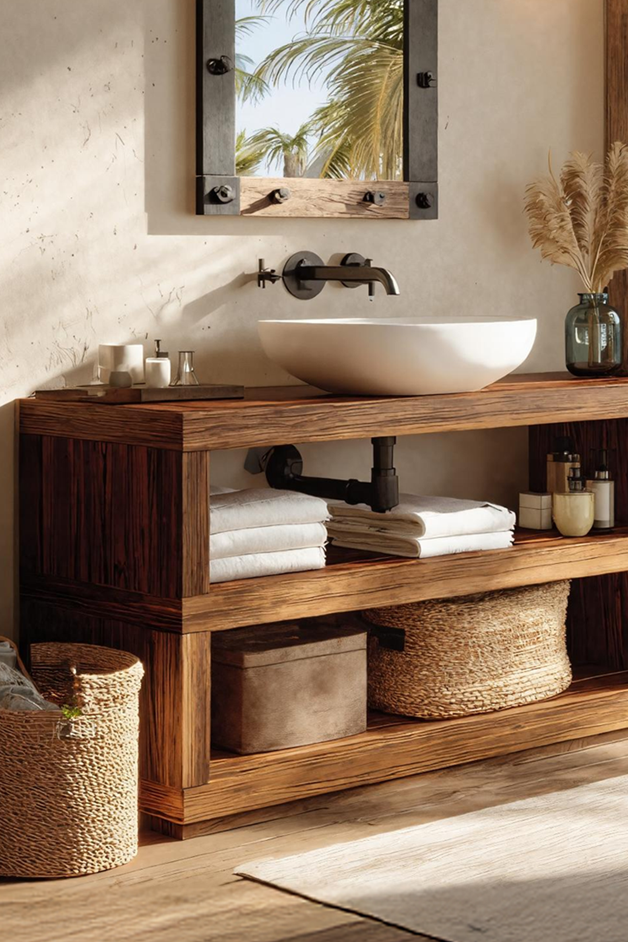 Mid Century Bathroom Storage For Furniture Organization SILDTTRBRV039