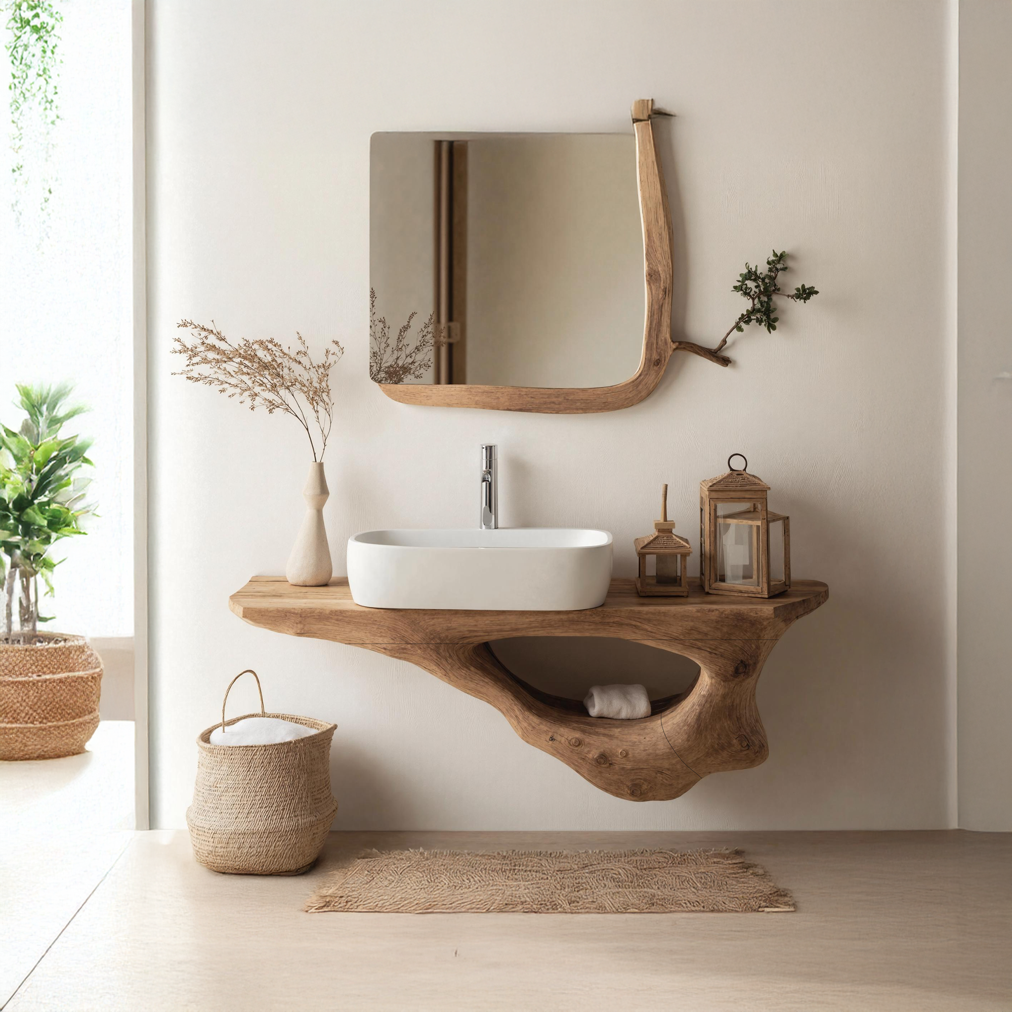 Mid Century Bathroom Furniture Decor Collection SILDTTNBAS008