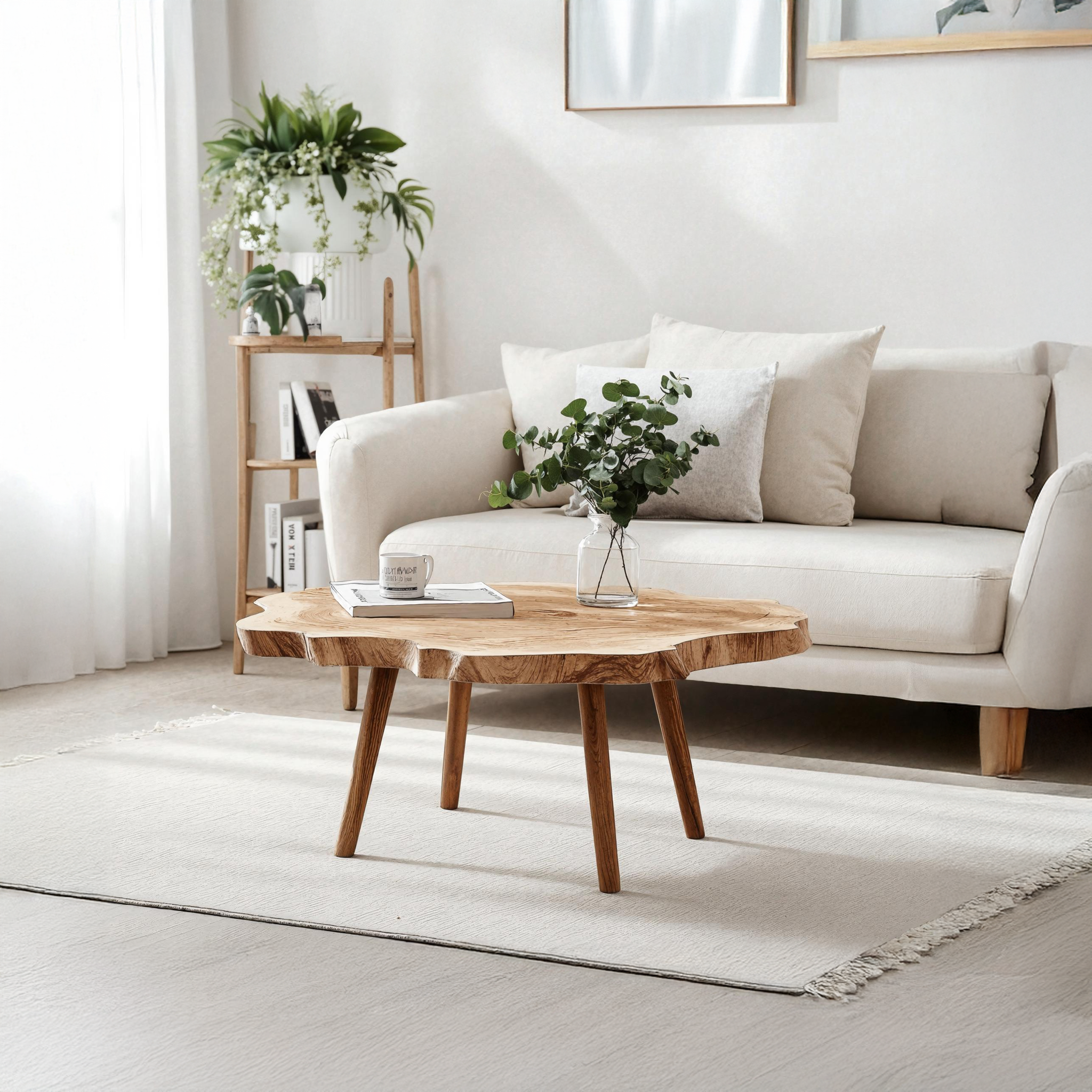 Rustic Wood Table For Natural Home Styling SILDTTRCF025