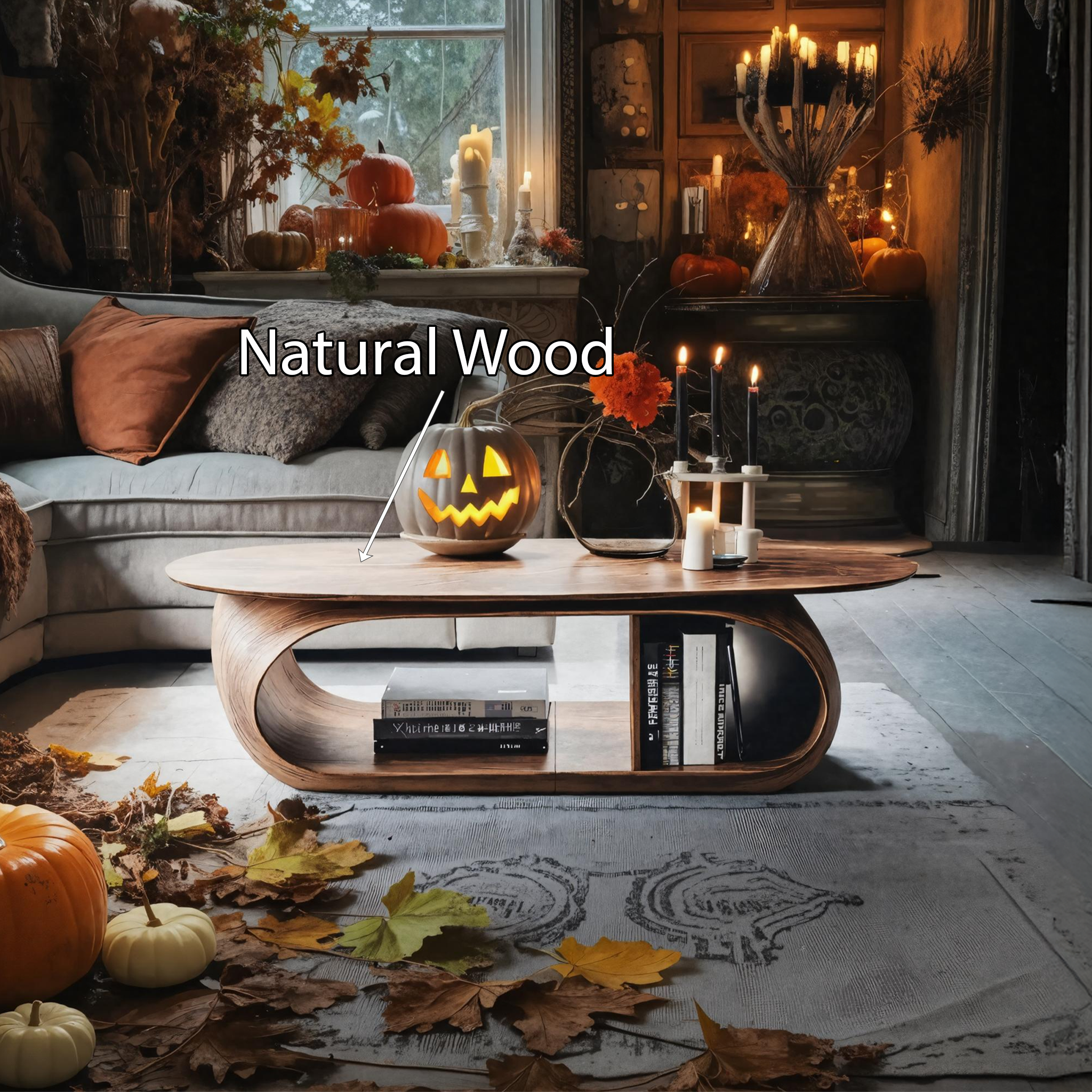 Handcrafted Wooden Live Edge Coffee Table For Living Room Halloween Ideas SILDTTNHCF007
