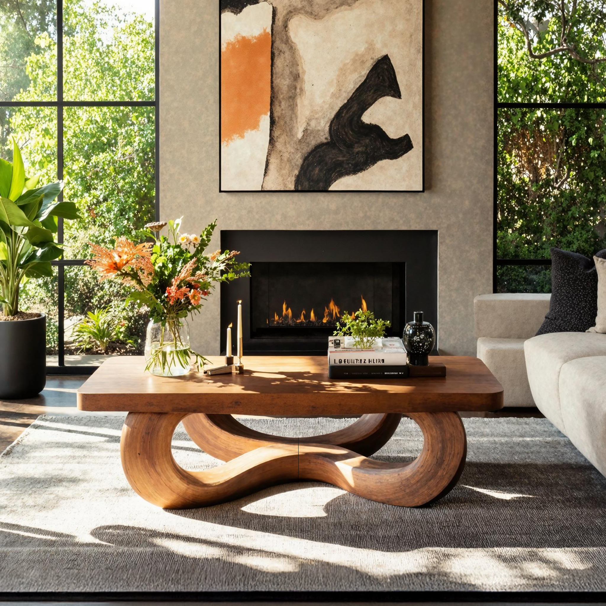 Rustic Solid Wood Table For Eclectic Interiors SILDTTNCF023