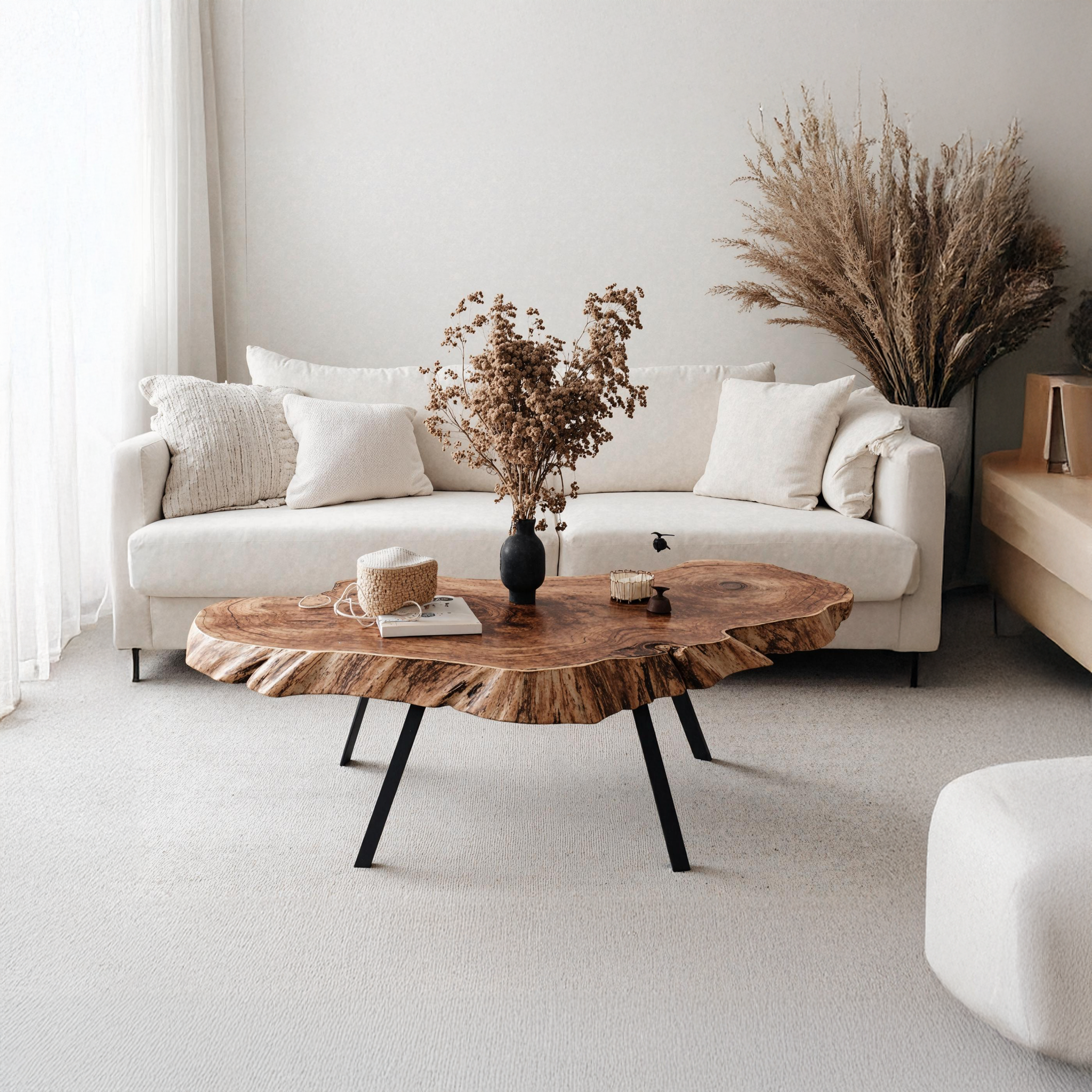 Mid Century Low Table For Minimalist Living Room SILDTTRCF010