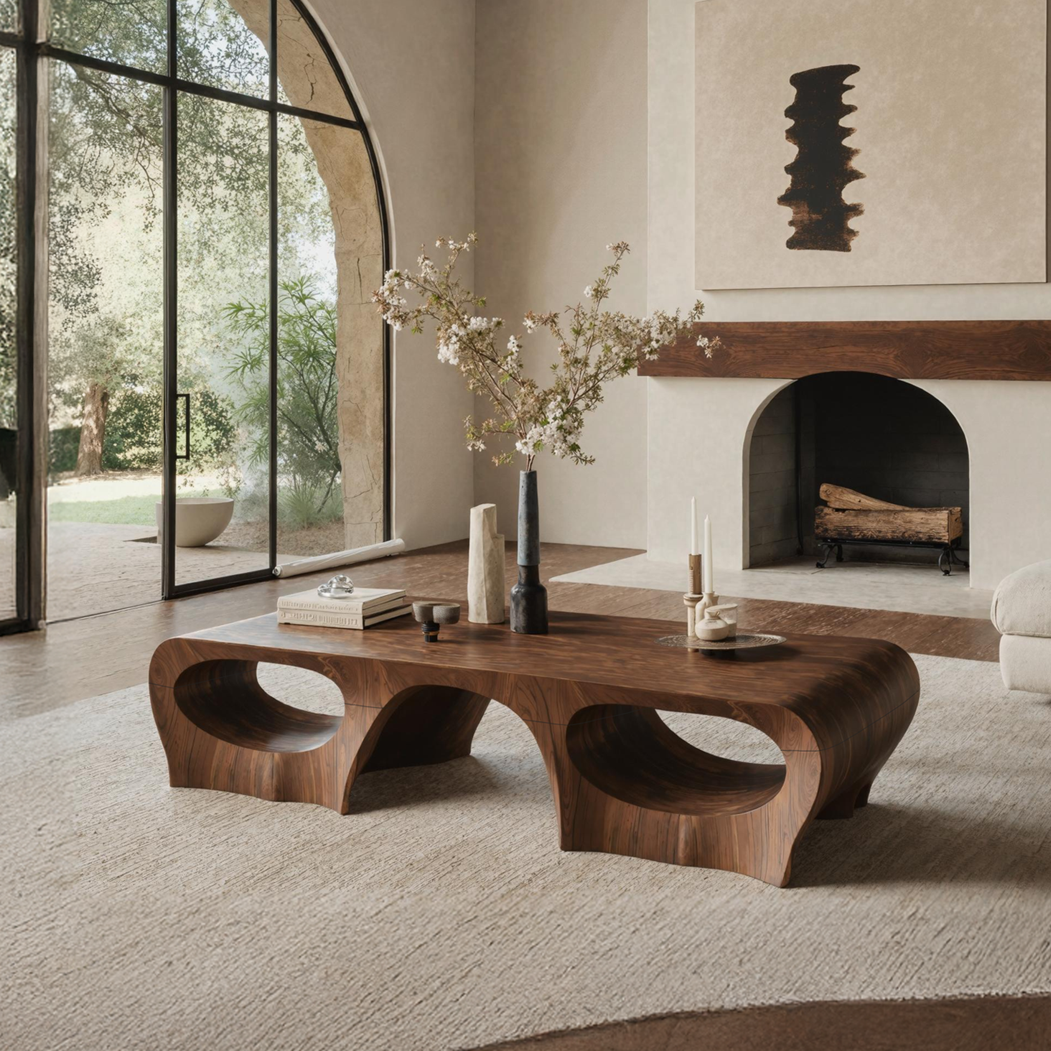 Rustic Coffee Table For Cabin Style Interiors SILDTTNCF019