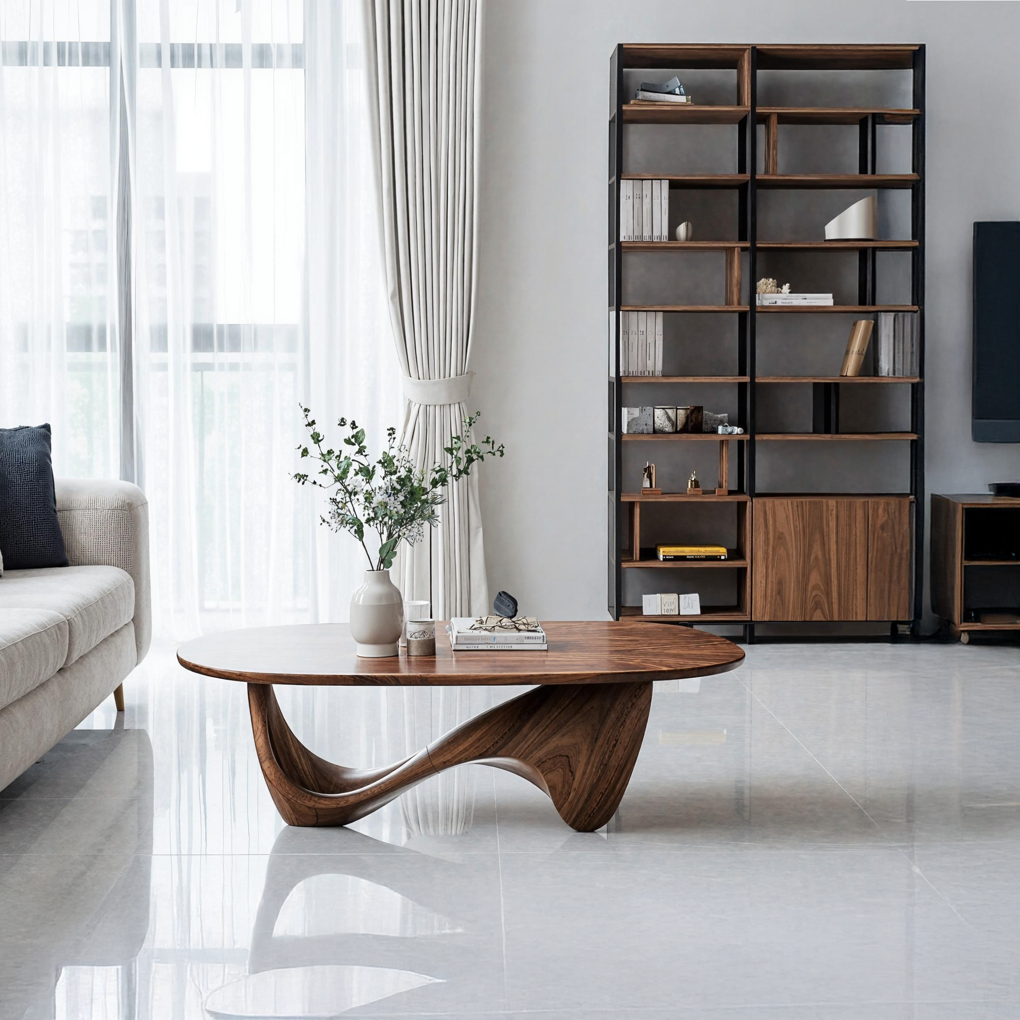 Rustic Solid Wood Table For Cozy Room Setup SILDTTRCF019