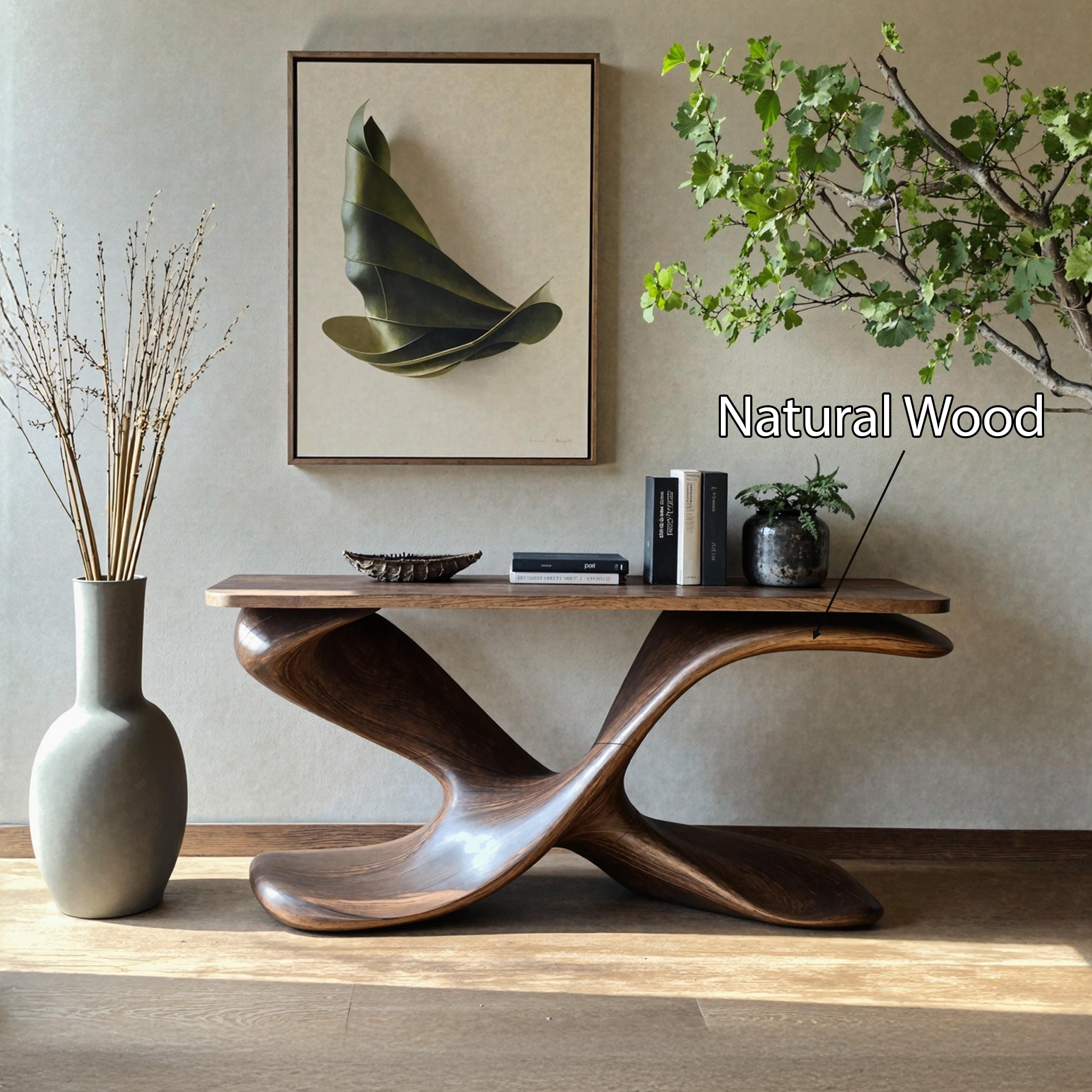Mid Century Entryway Table For Living Room SILDTTNCS216