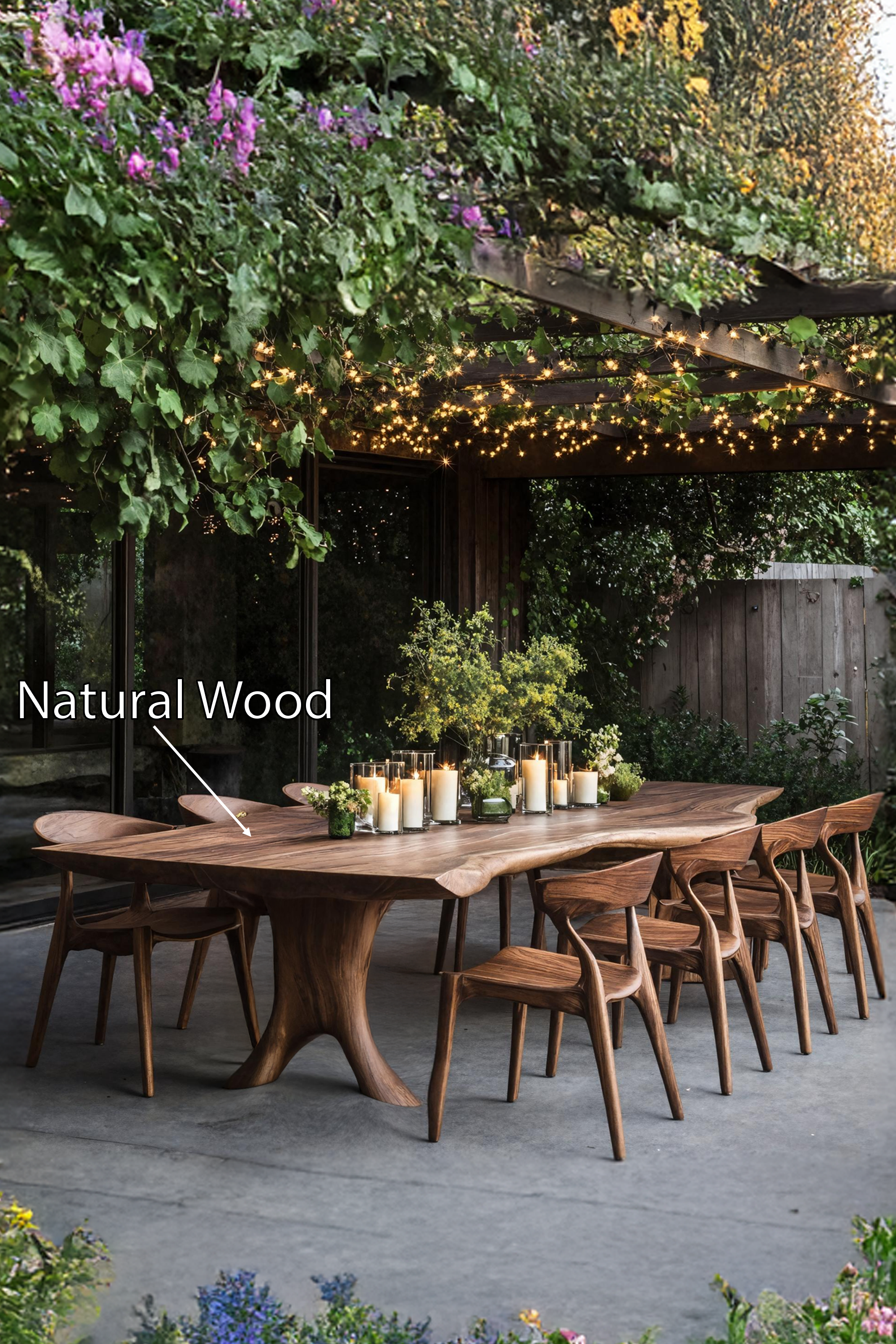 Farmhouse Wood Dining Table For Home Furniture SILDTTRDN017