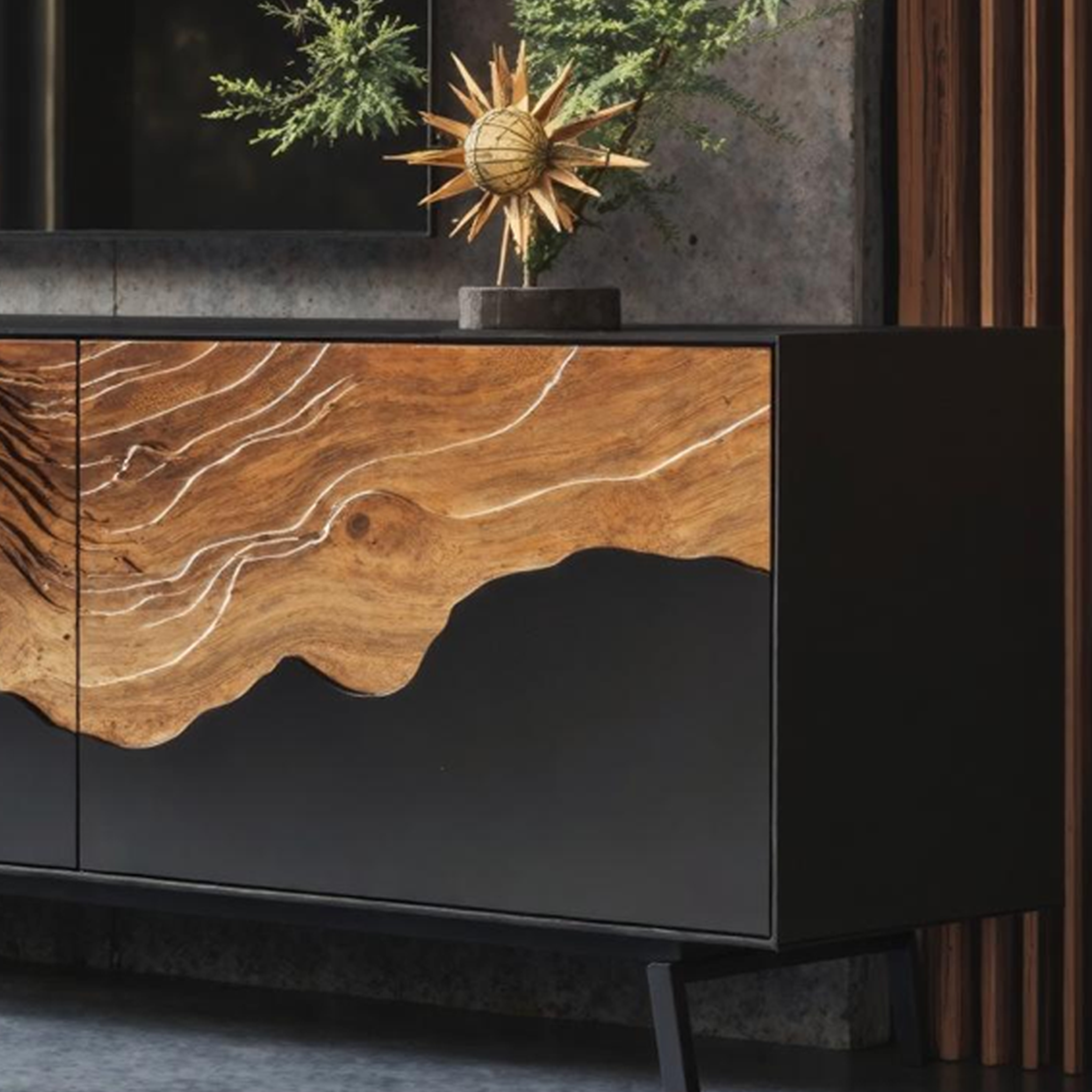 Handcrafted TV Console Table For Living Room SILDTTNTVC068