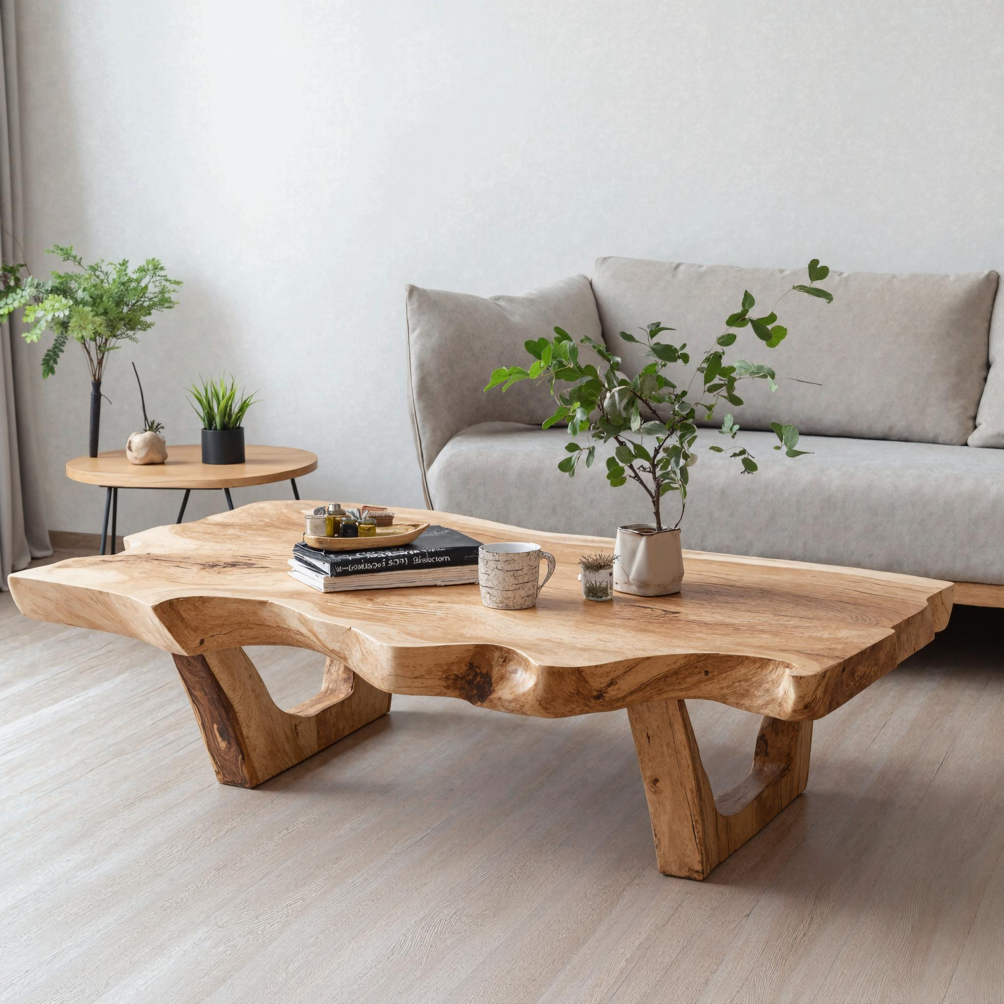 Mid Century Wooden Coffee Table For Living Room Decor SILDTCF133