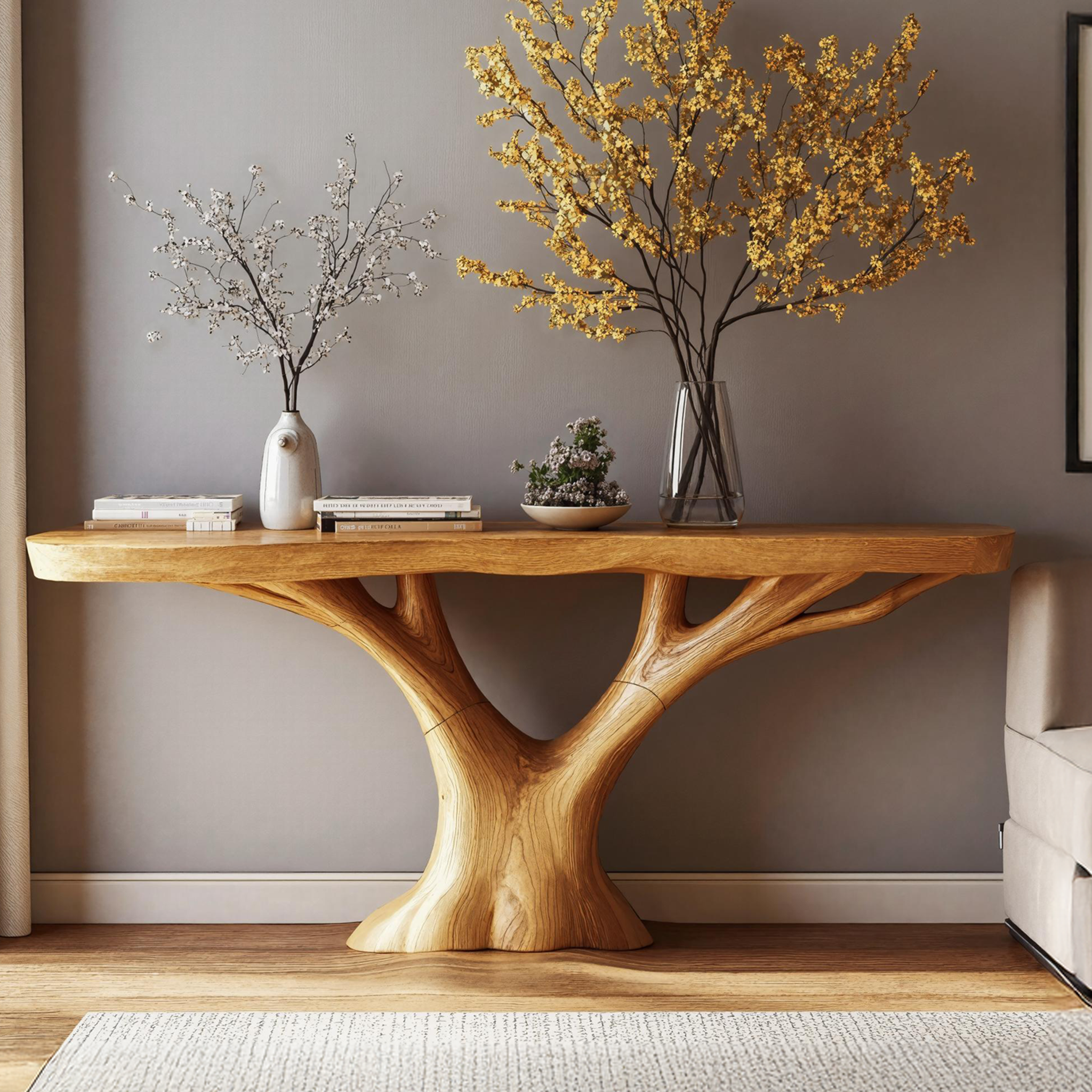 Elegant Wood Console Table to Add Warmth To Your Living Space SILDTCS200
