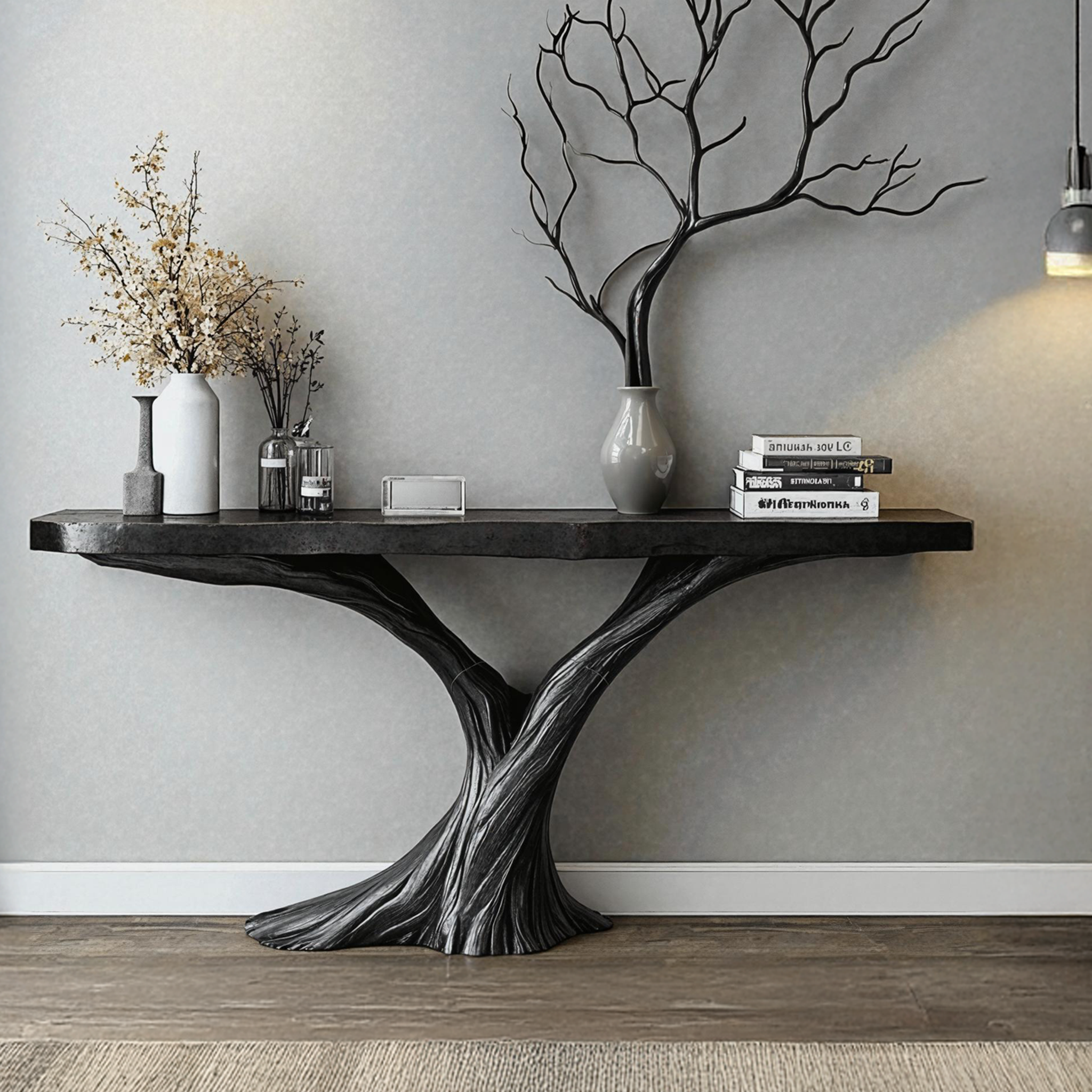 Space Saving Wood Console Table For A Practical Entryway Solution SILDTCS186